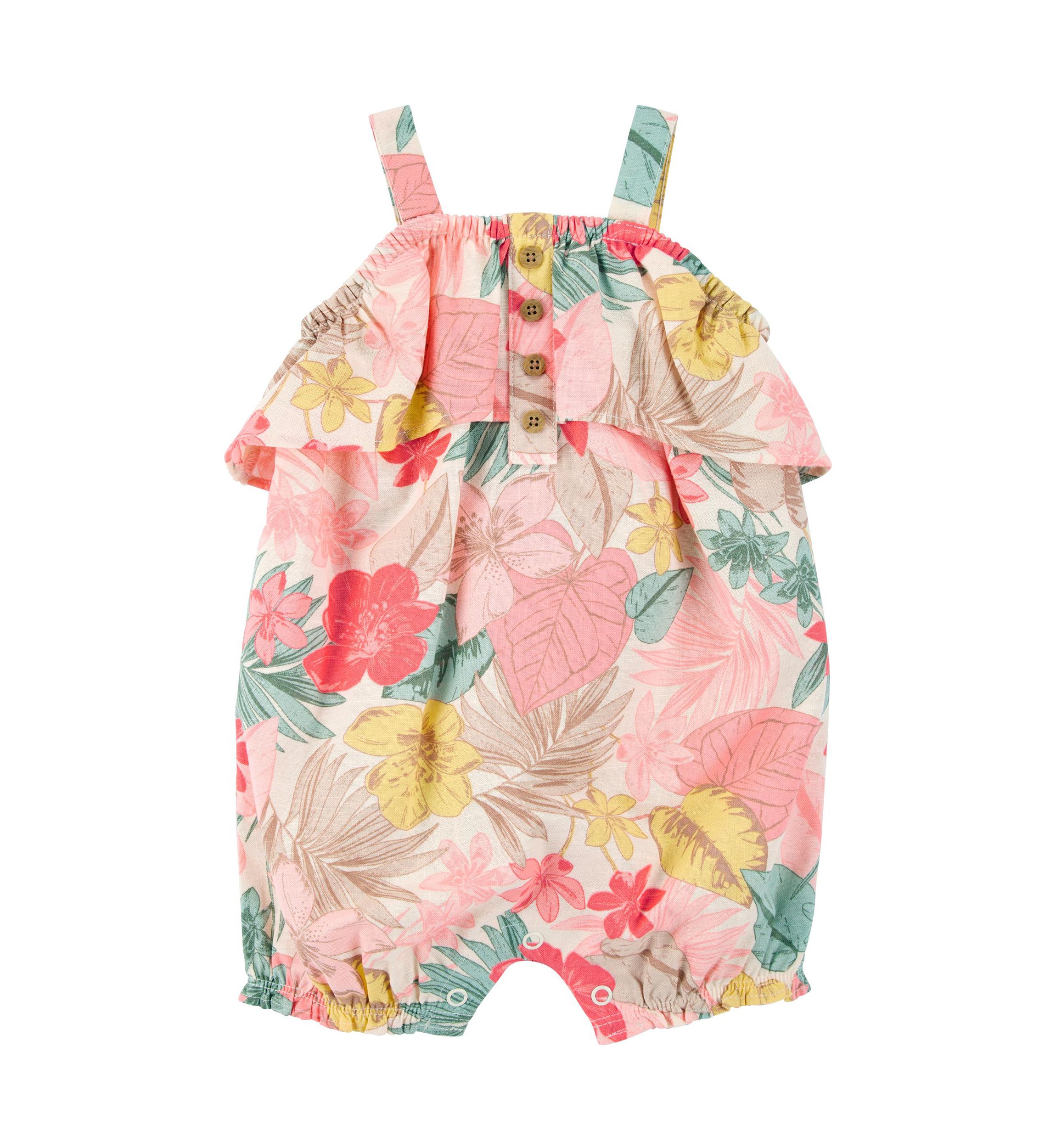 Baby Girls Printed One Piece Romper