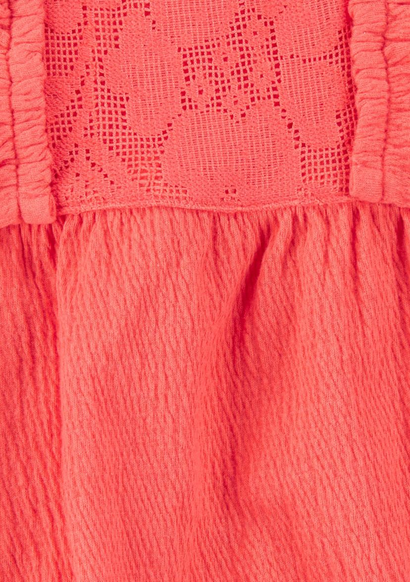 Baby Girls Flutter Sleeve One Piece Romper
