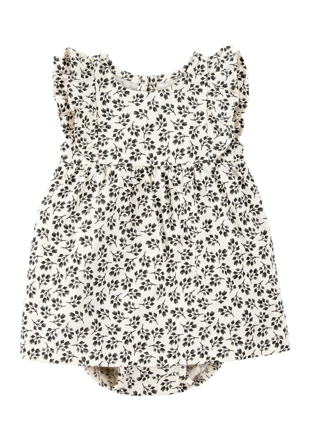 Baby Girls Floral Printed Sunsuit