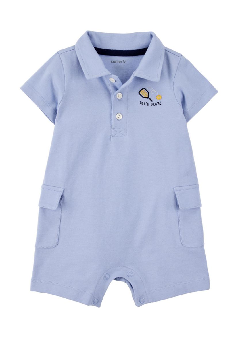 Baby Boys Polo Romper