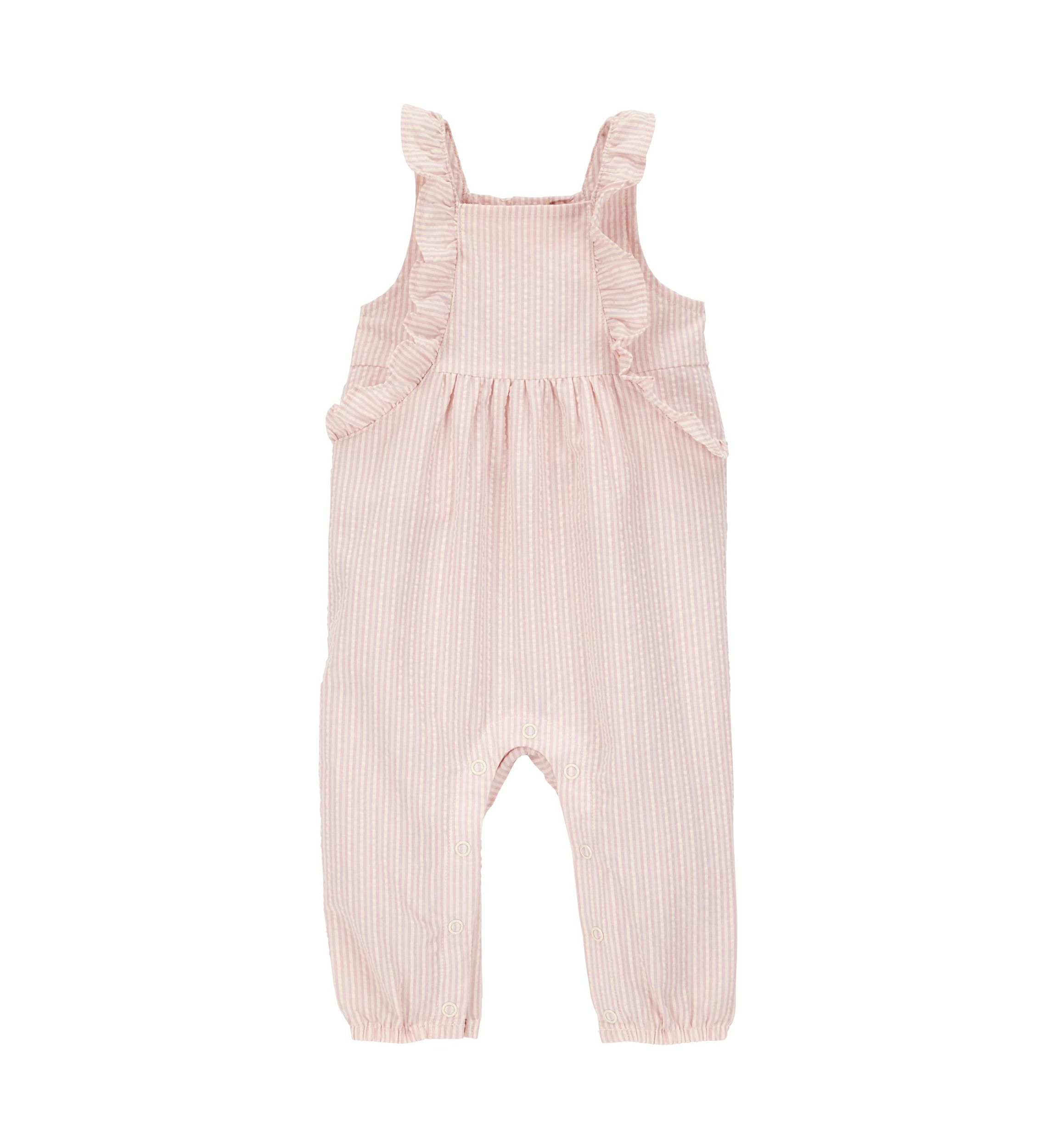 Baby Girls Seersucker Jumpsuit 