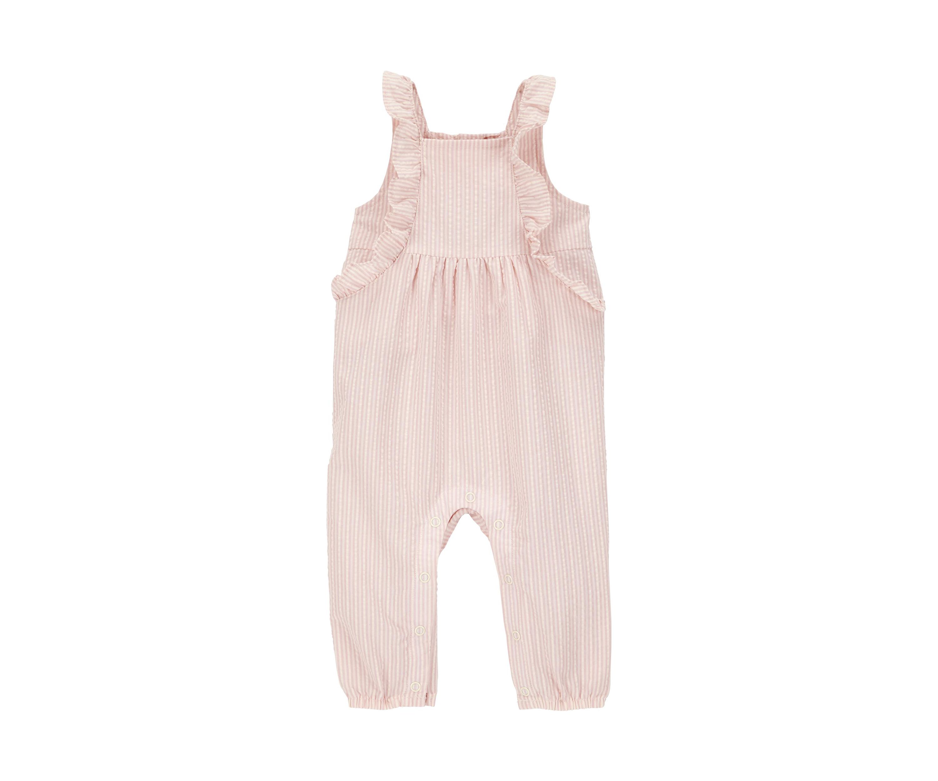 Baby Girls Seersucker Jumpsuit 