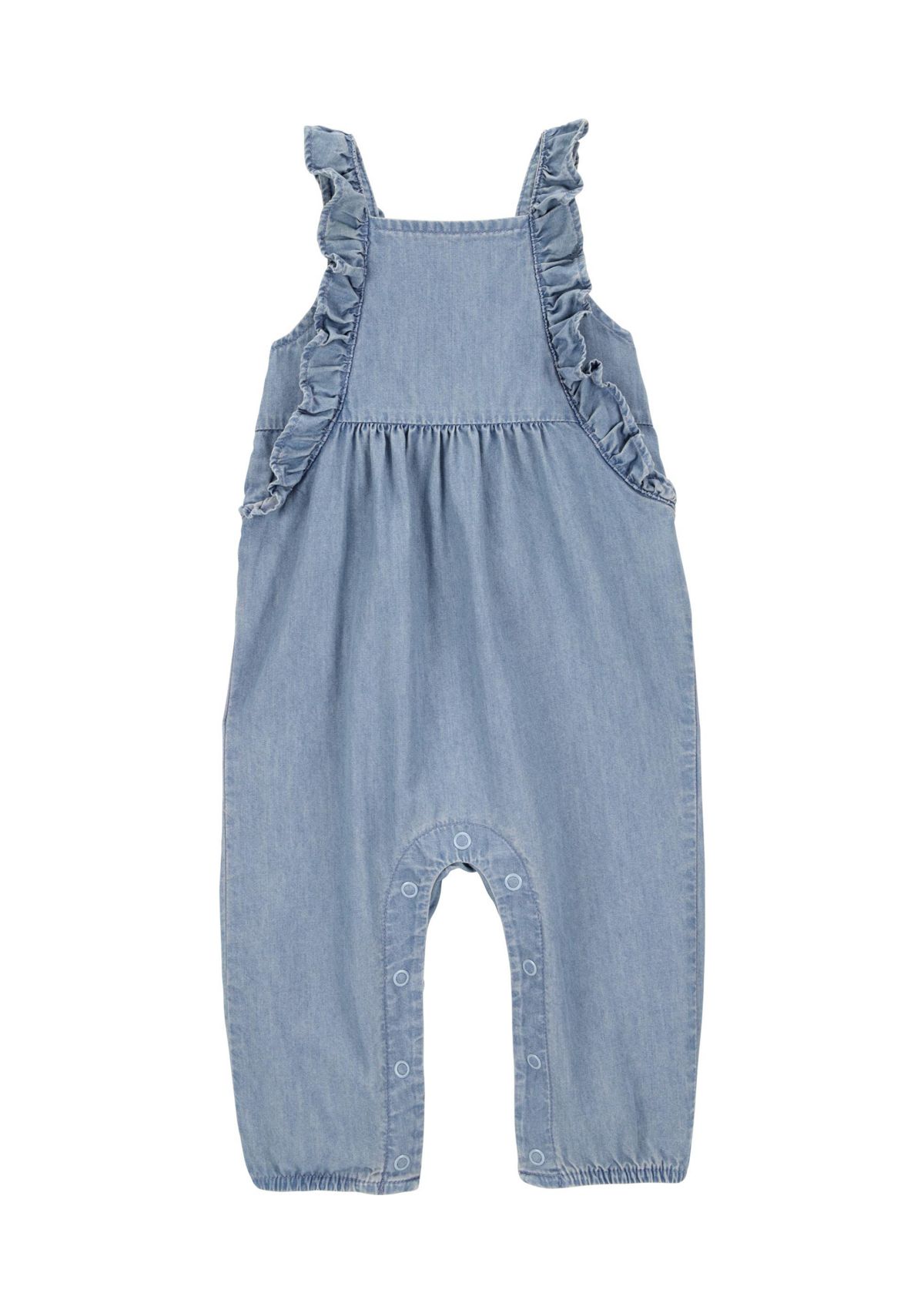 Baby Girls Chambray Jumpsuit