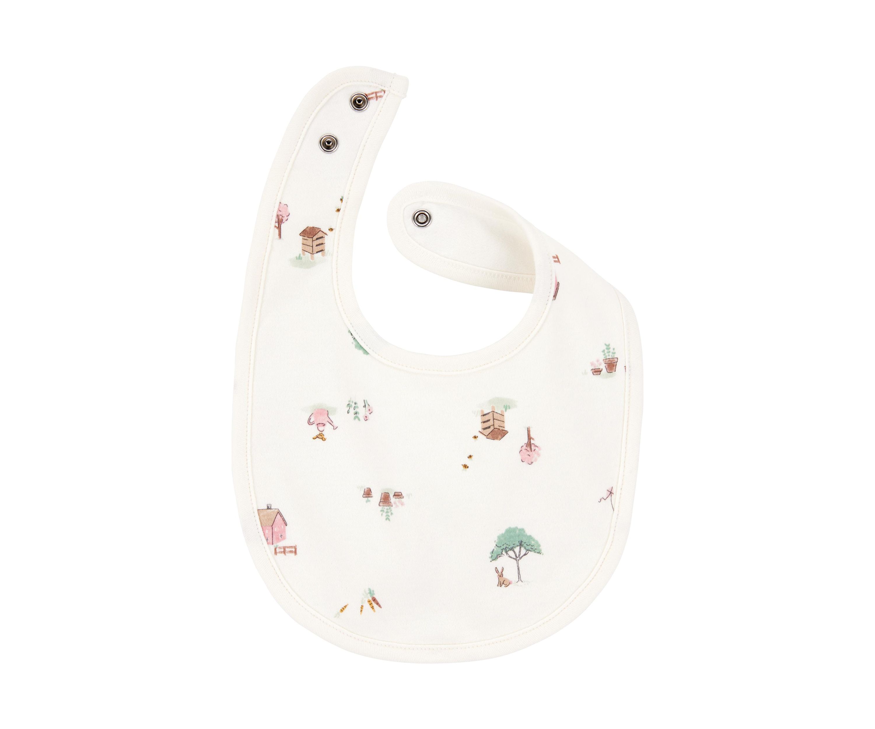Baby Girls Bibs - 3 Pack