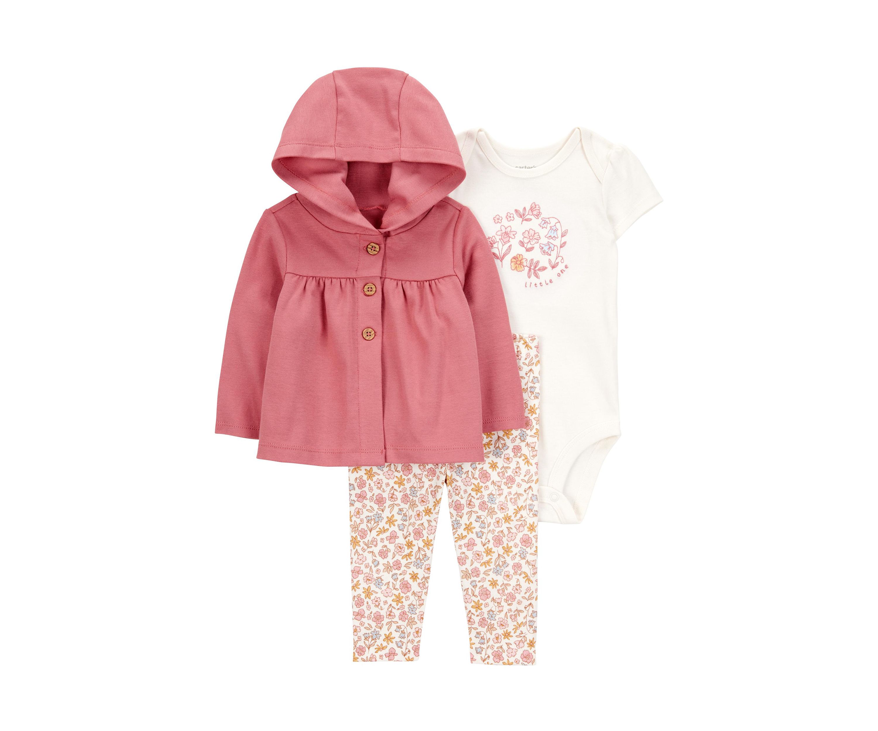 Baby Girls Cardigan and Bodysuit Set