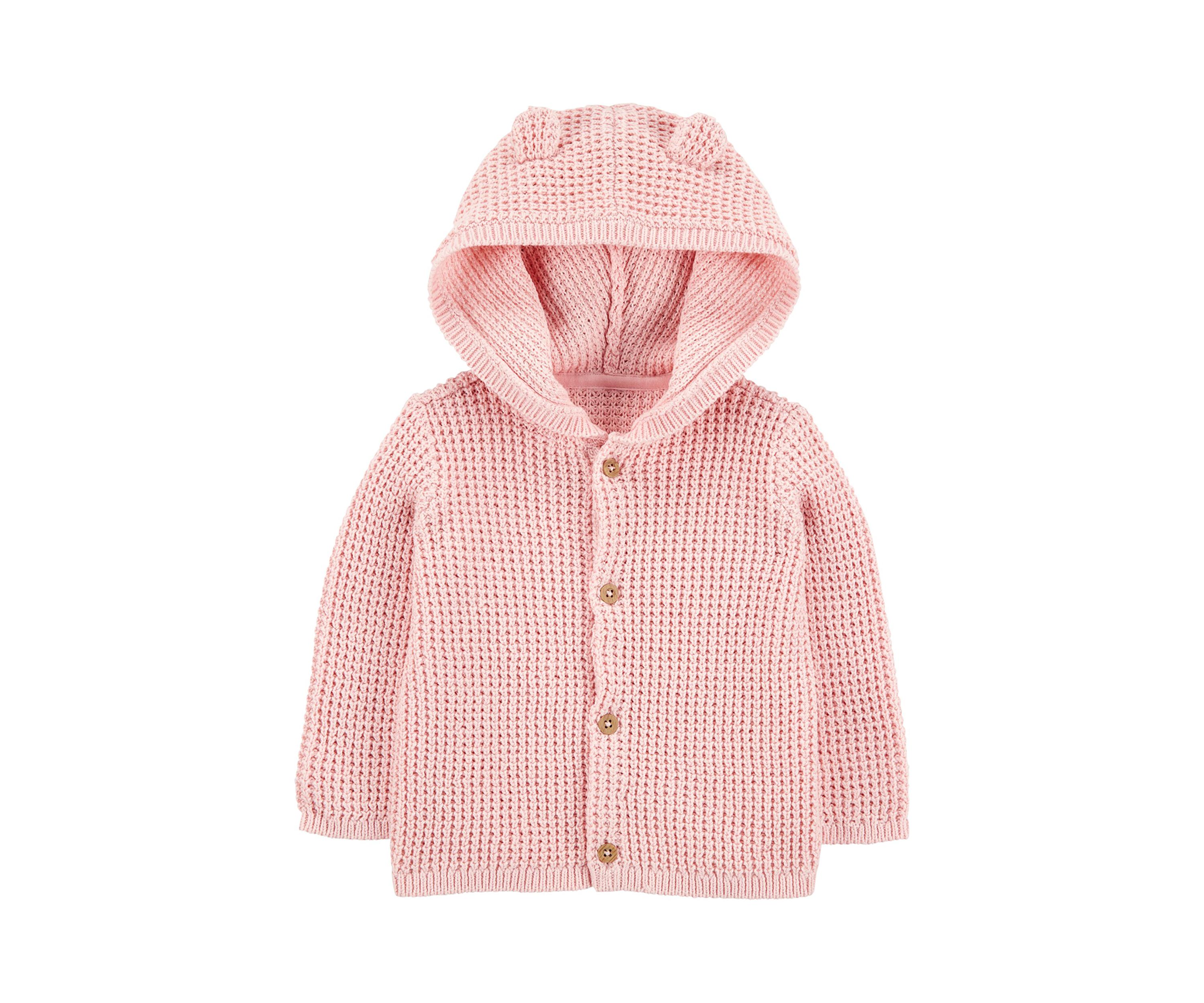 Baby Girls Button Front Cardigan