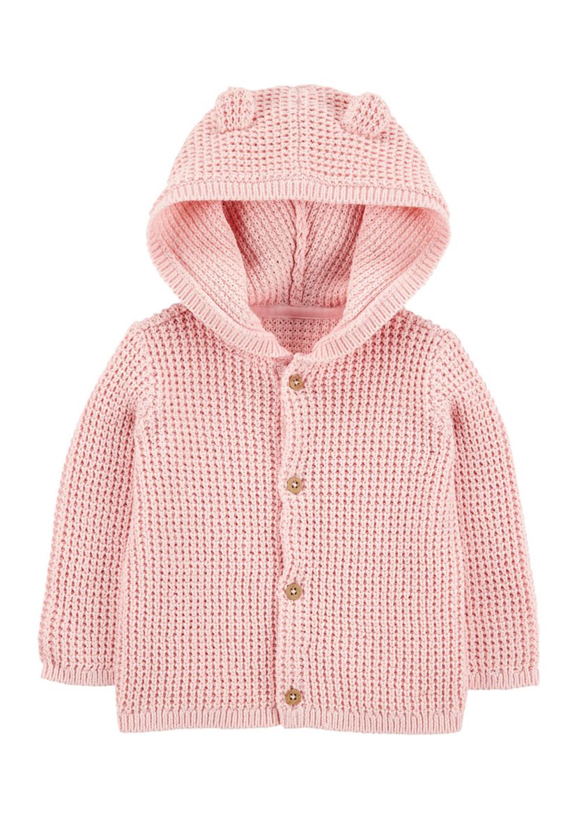 Baby Girls Button Front Cardigan