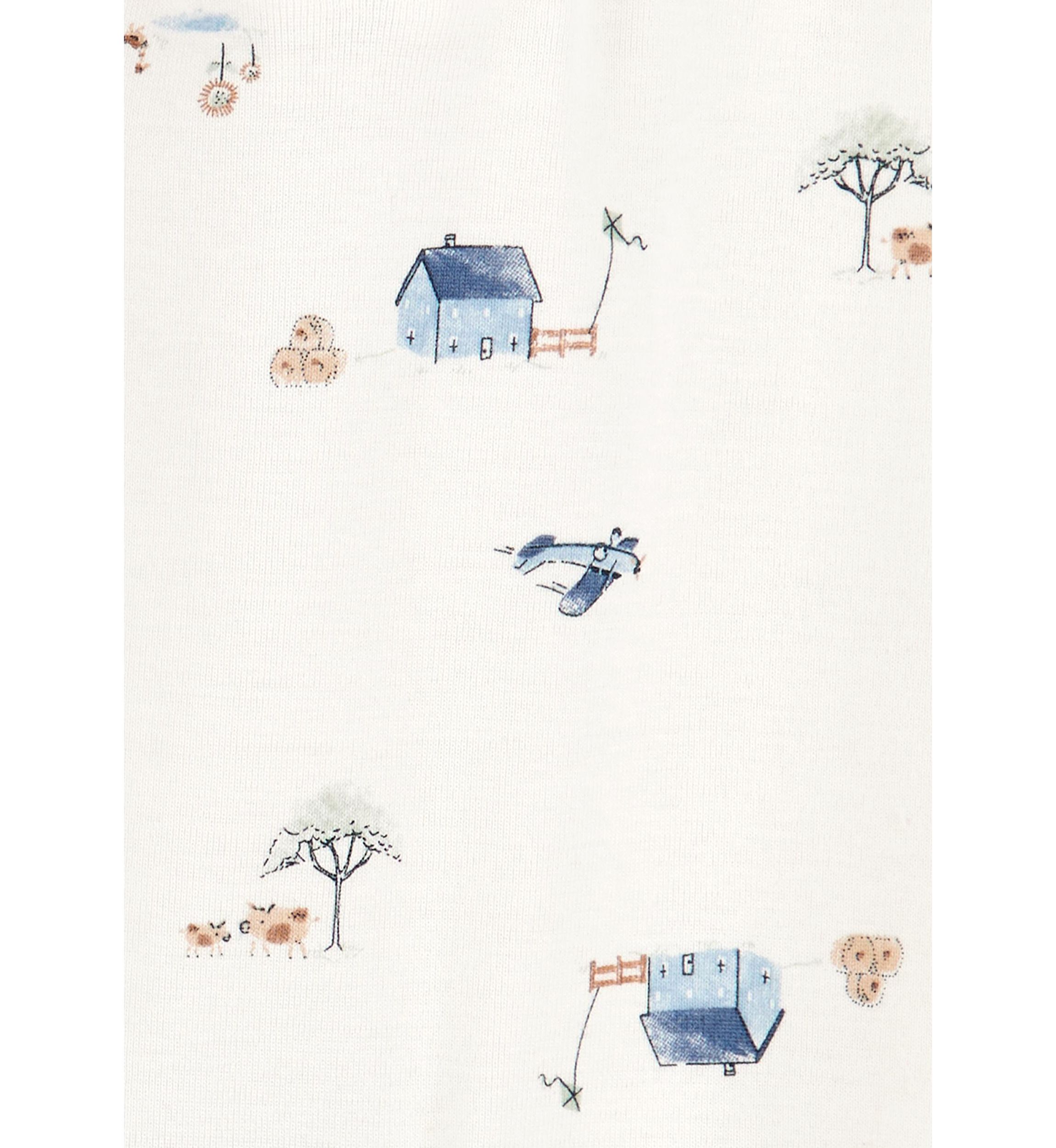 Baby Girls Set of 2 Printed Jumpsuits