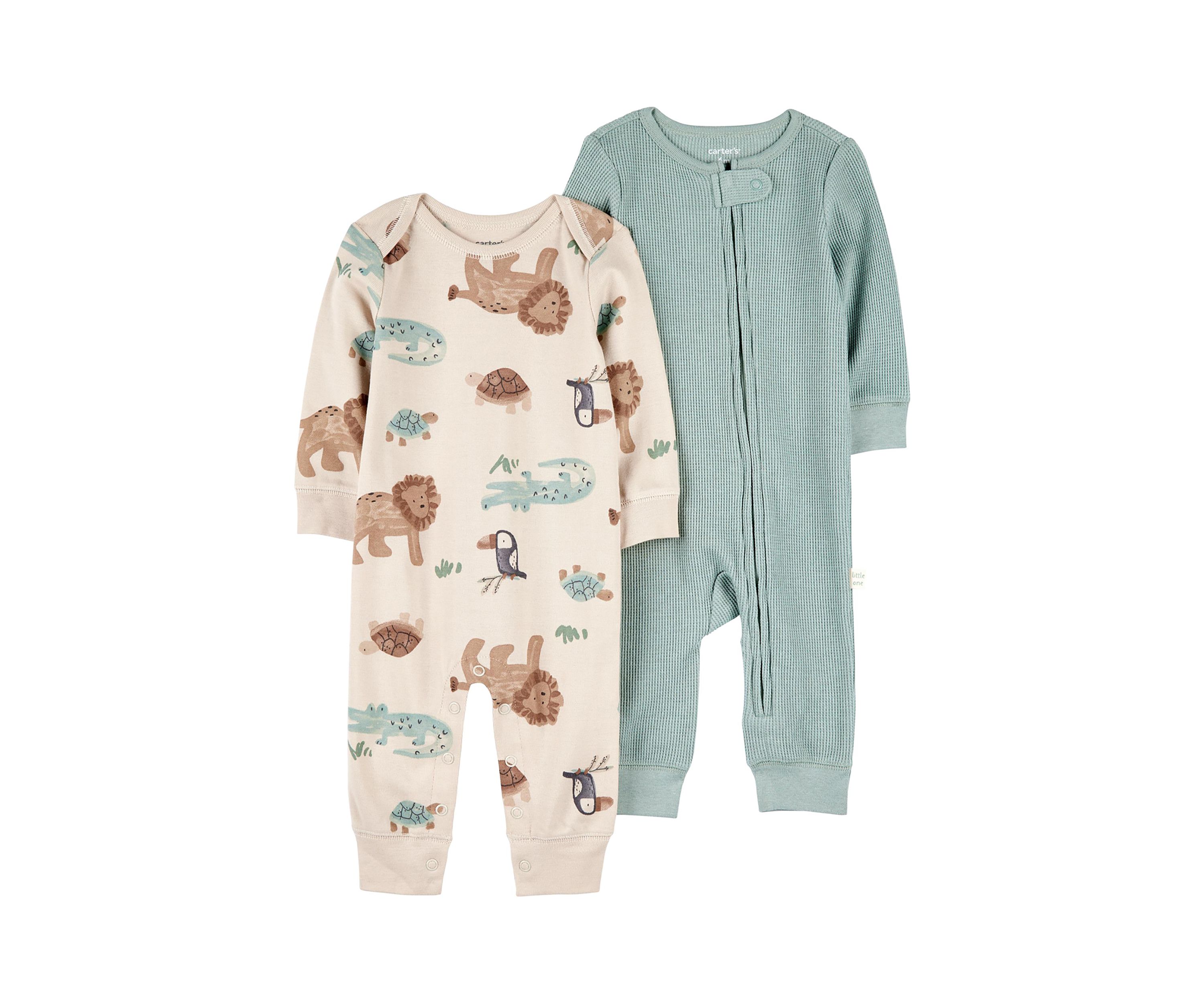 Baby Boys Set of Printed Jumpsuits 