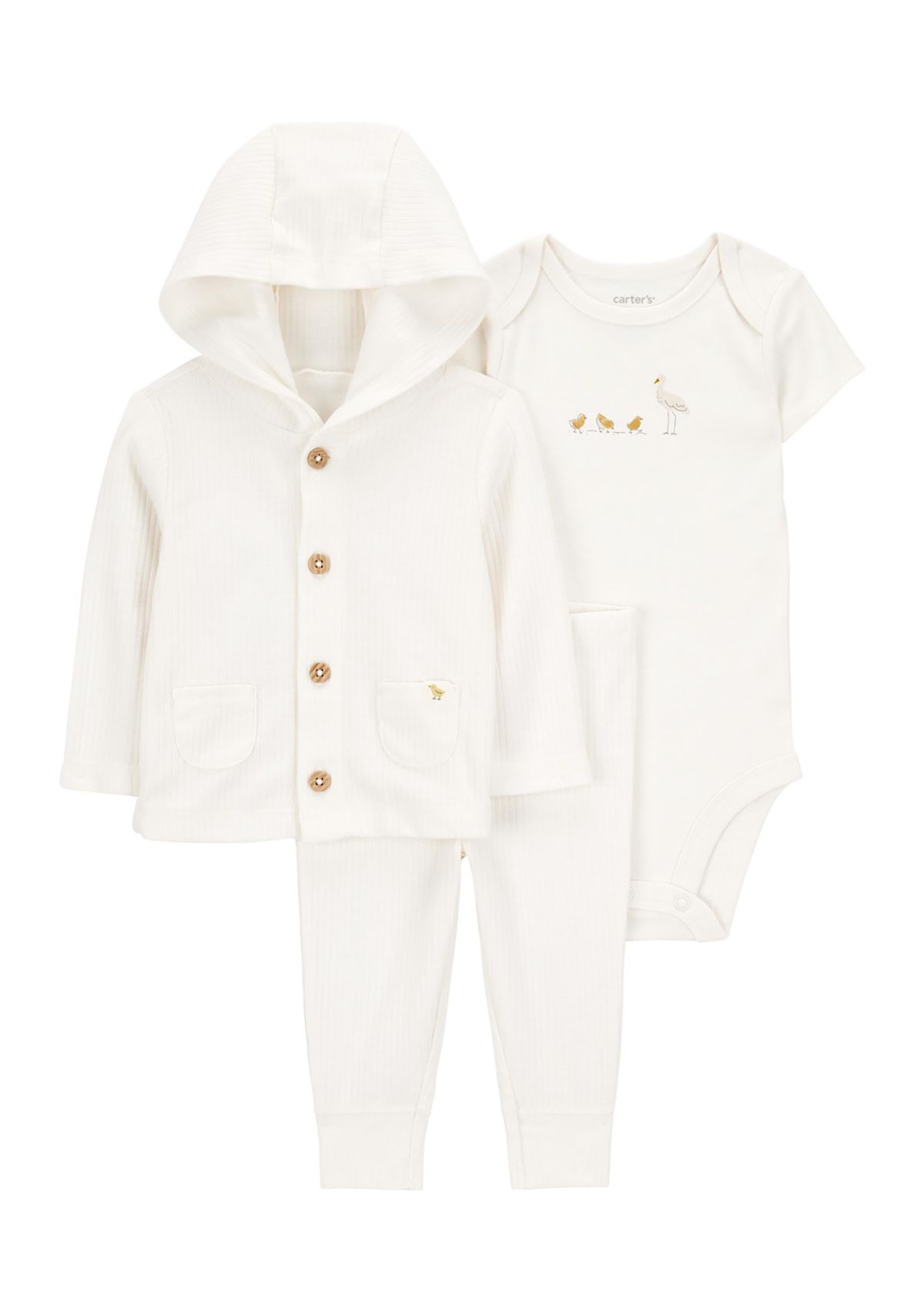 Baby Three Piece Cardigan Set