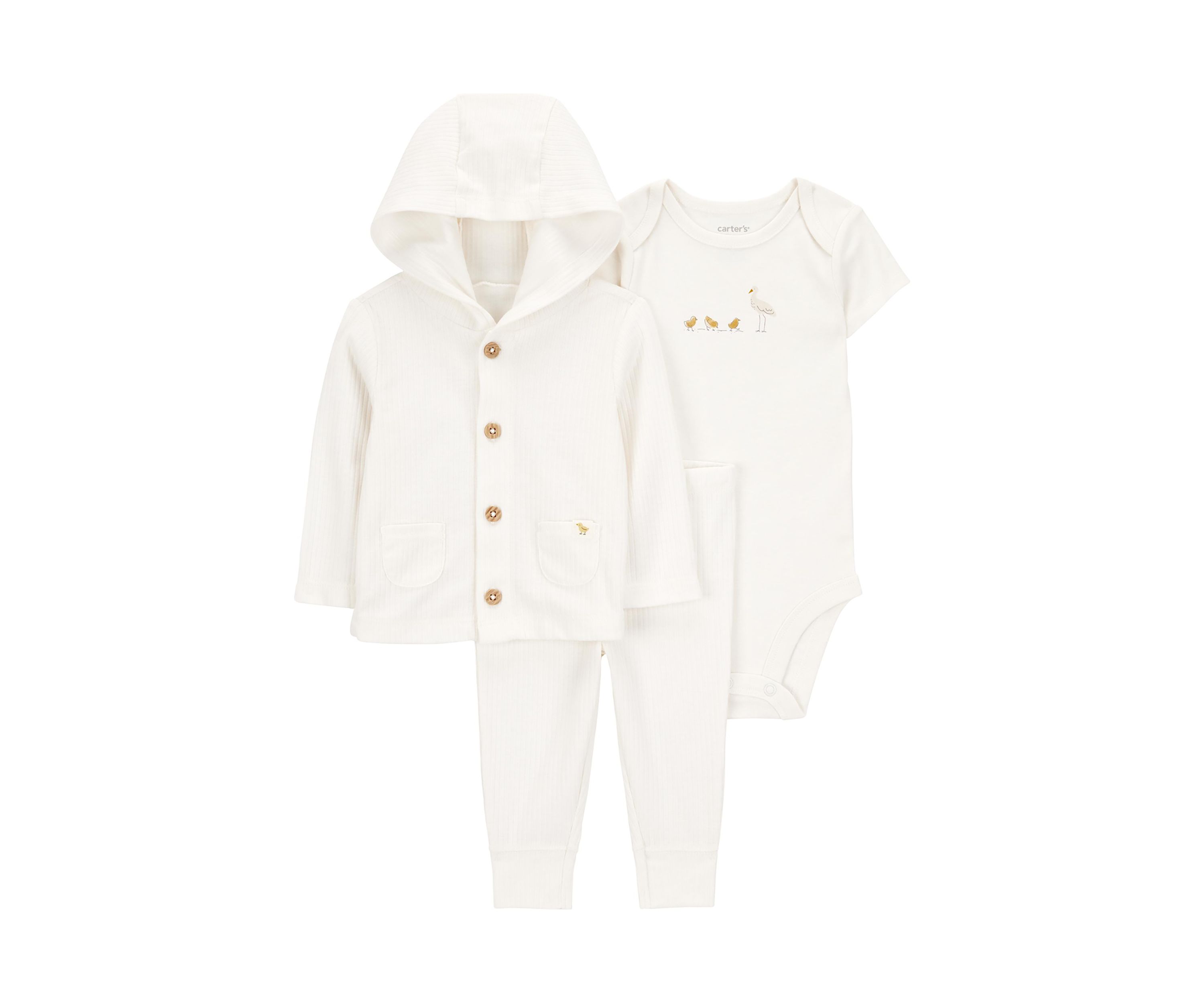 Baby Three Piece Cardigan Set