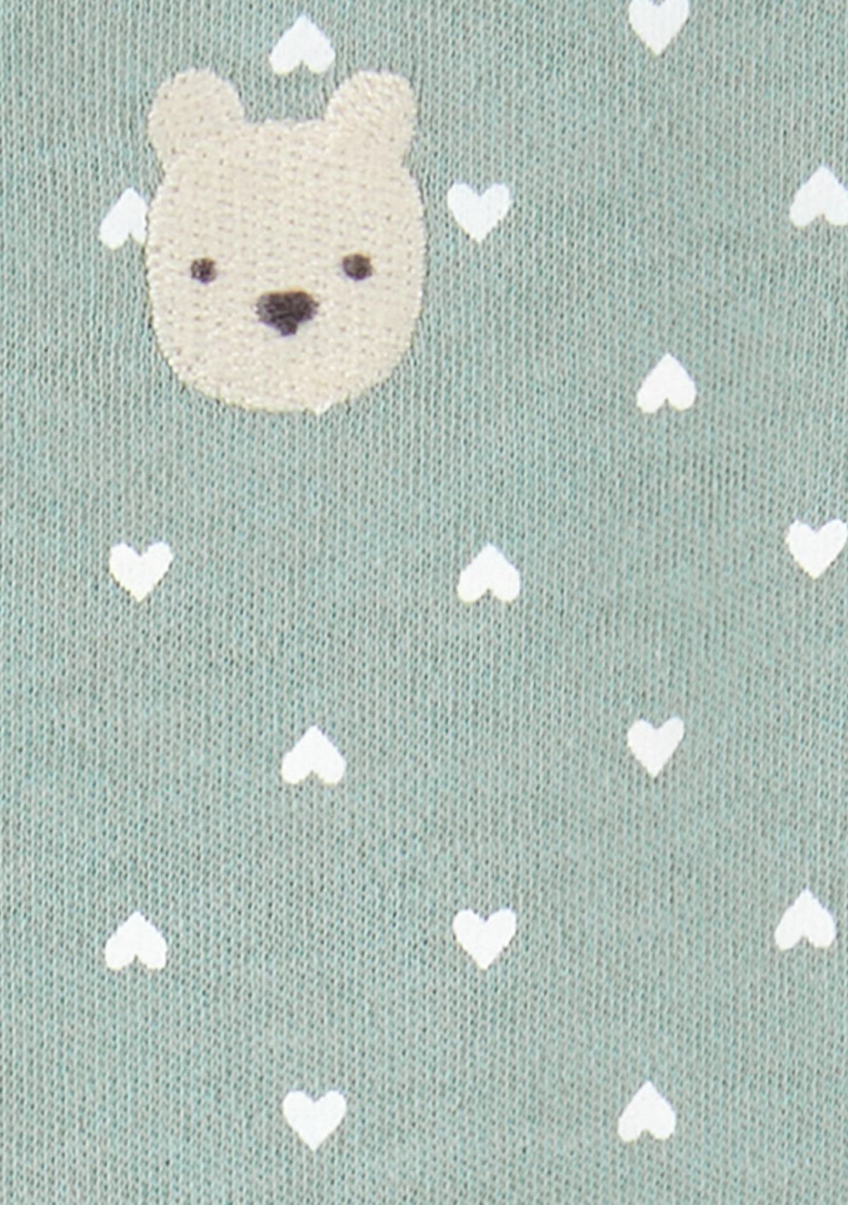 Baby Girls Heart Print Jumpsuit 