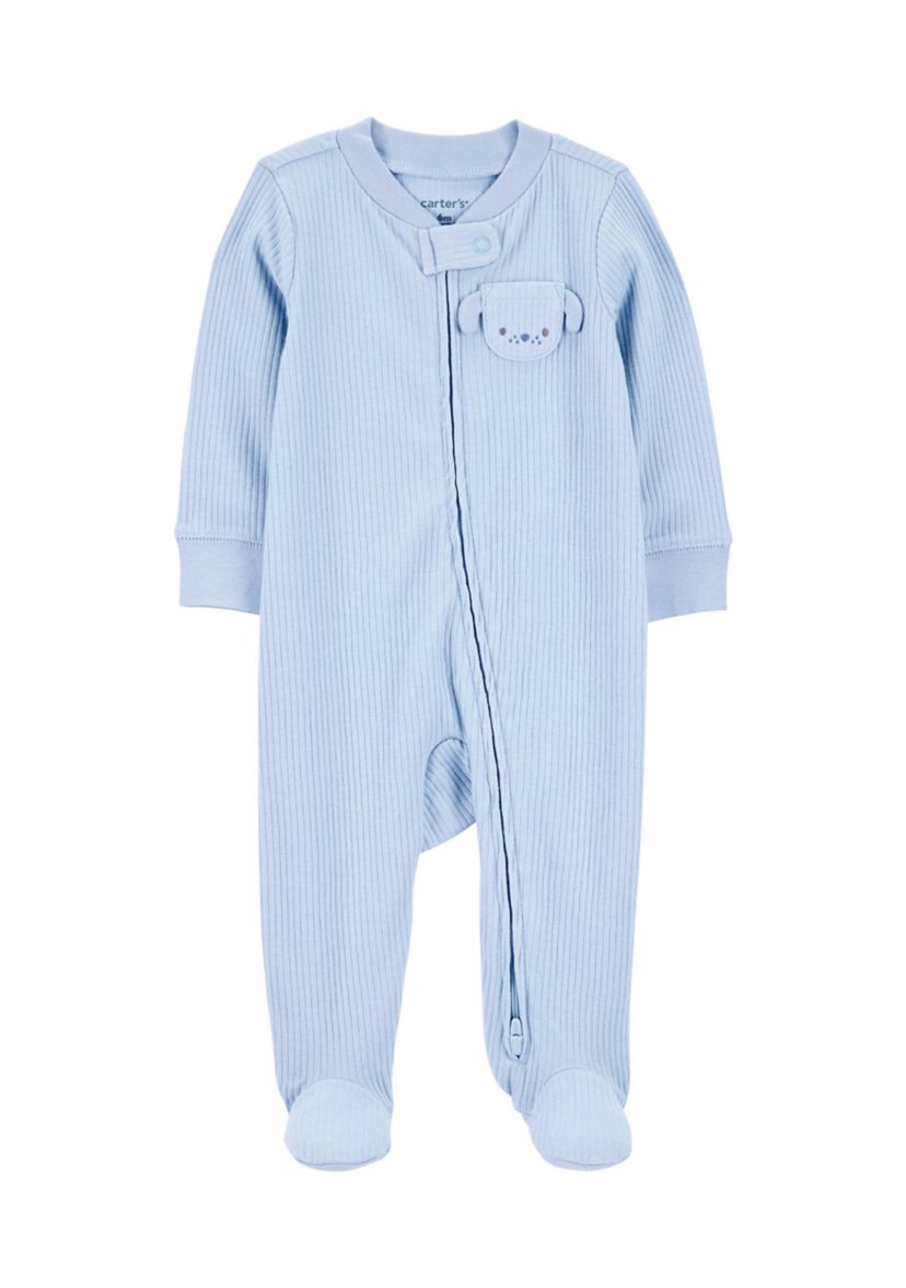 Baby Girls Ribbed Jumpsuit 