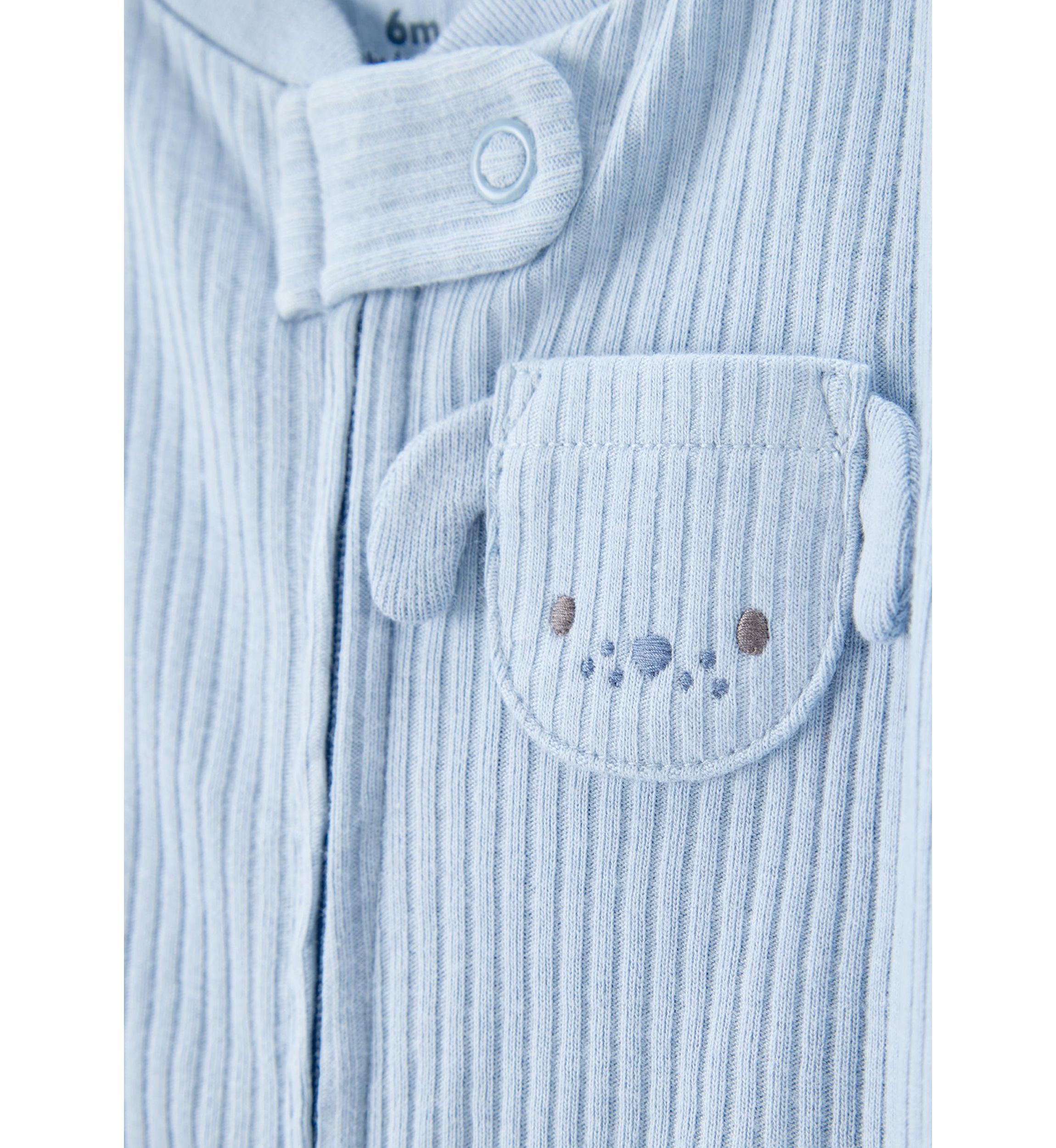 Baby Girls Ribbed Jumpsuit 