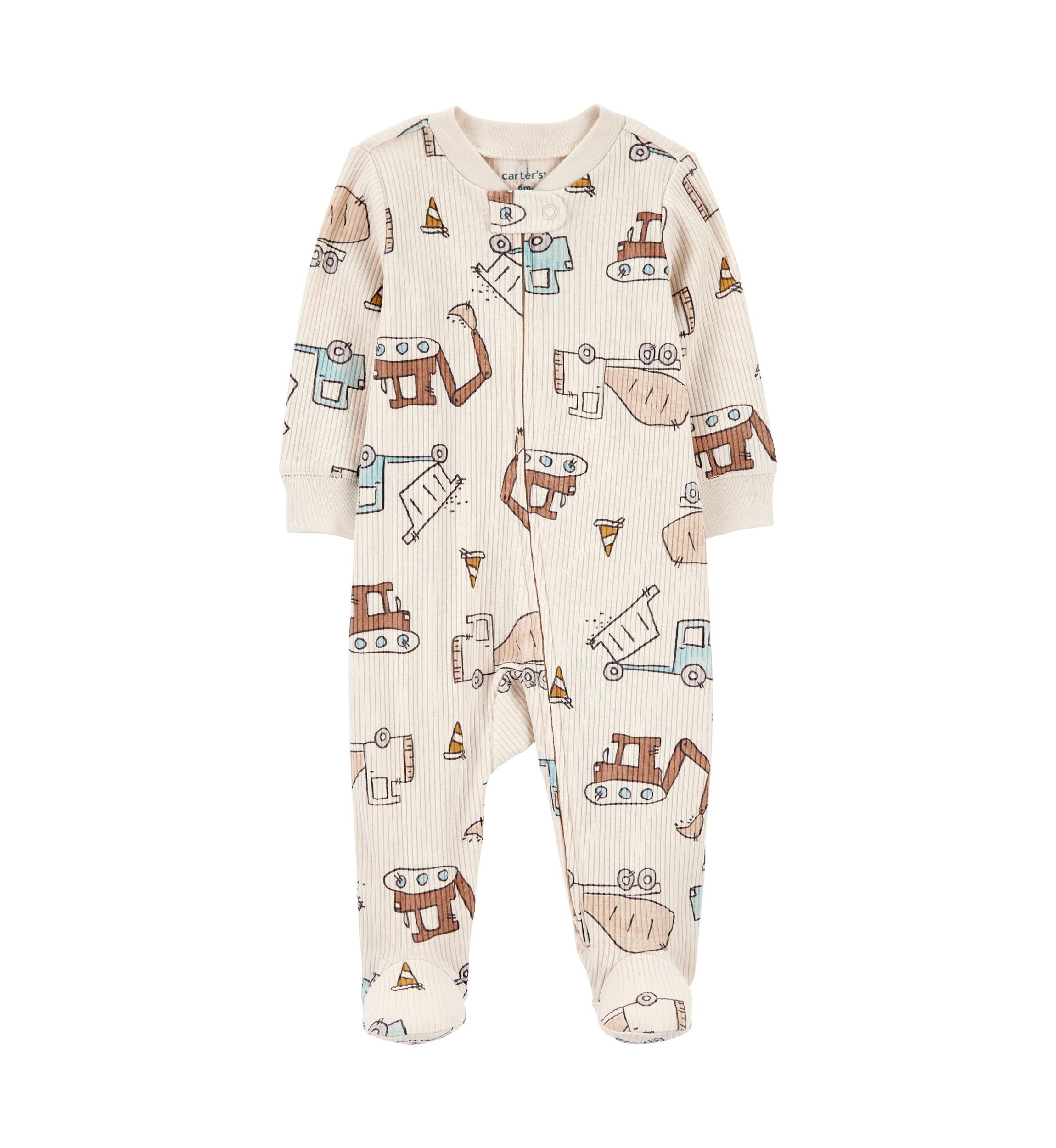 Baby Boys Truck One Piece Pajama