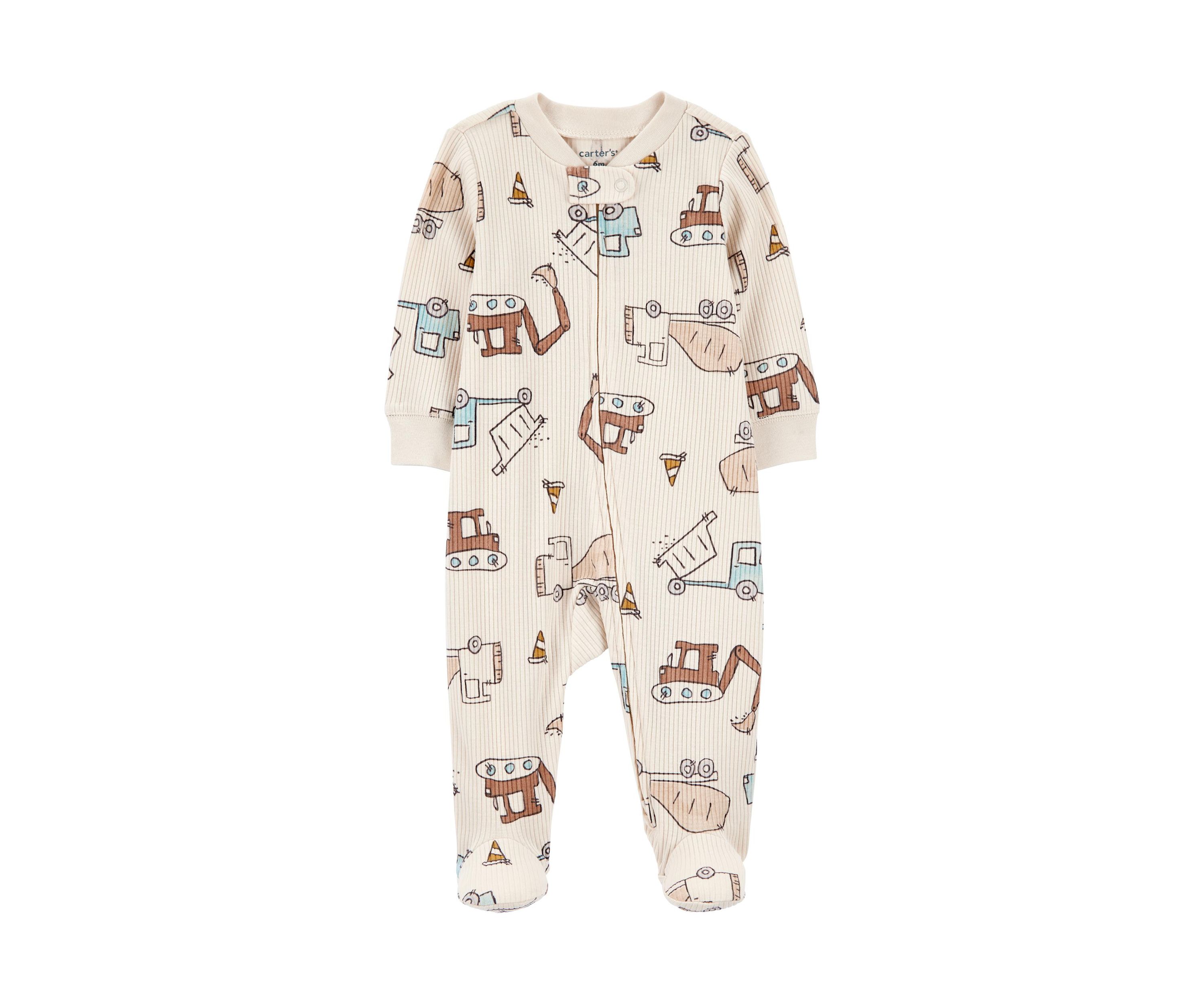 Baby Boys Truck One Piece Pajama