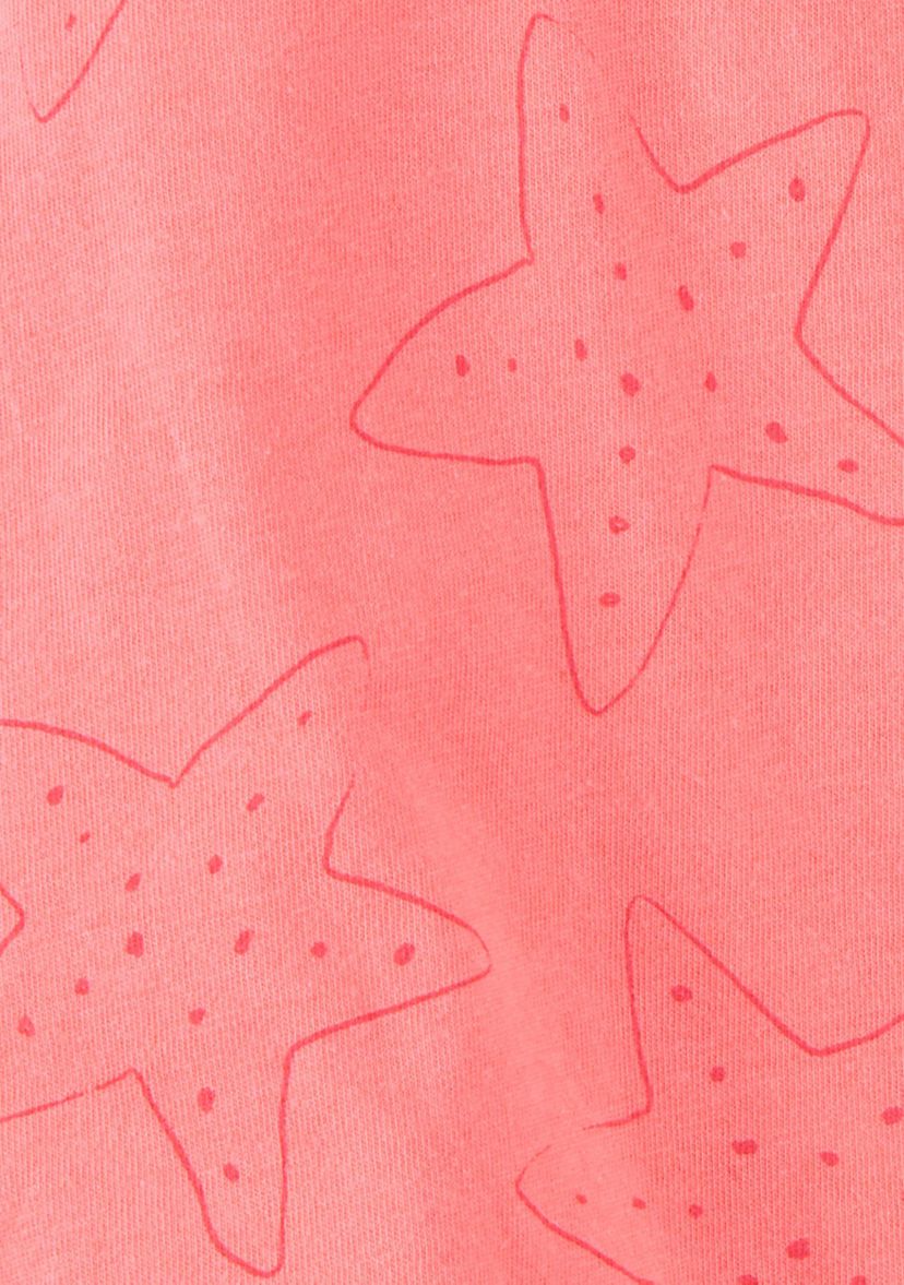 Baby Girls Starfish Printed Romper