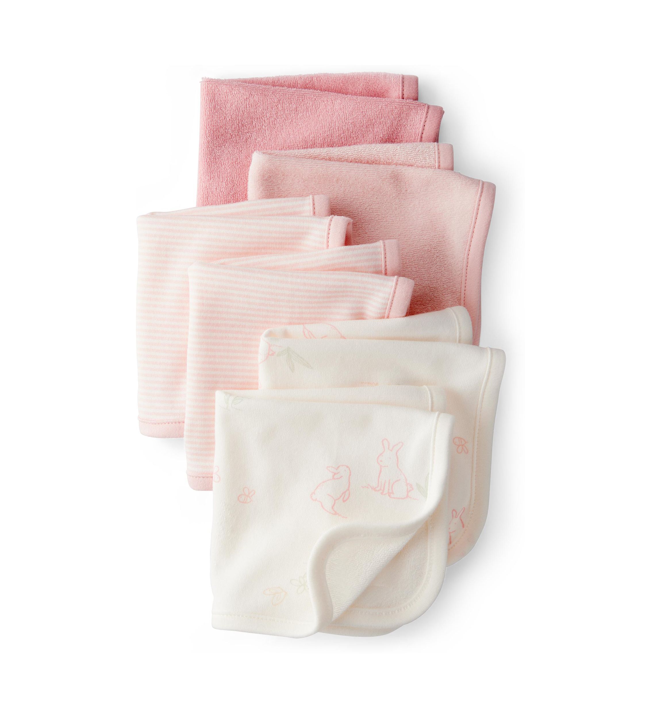 Baby Girls 6-Pack of Washcloths 