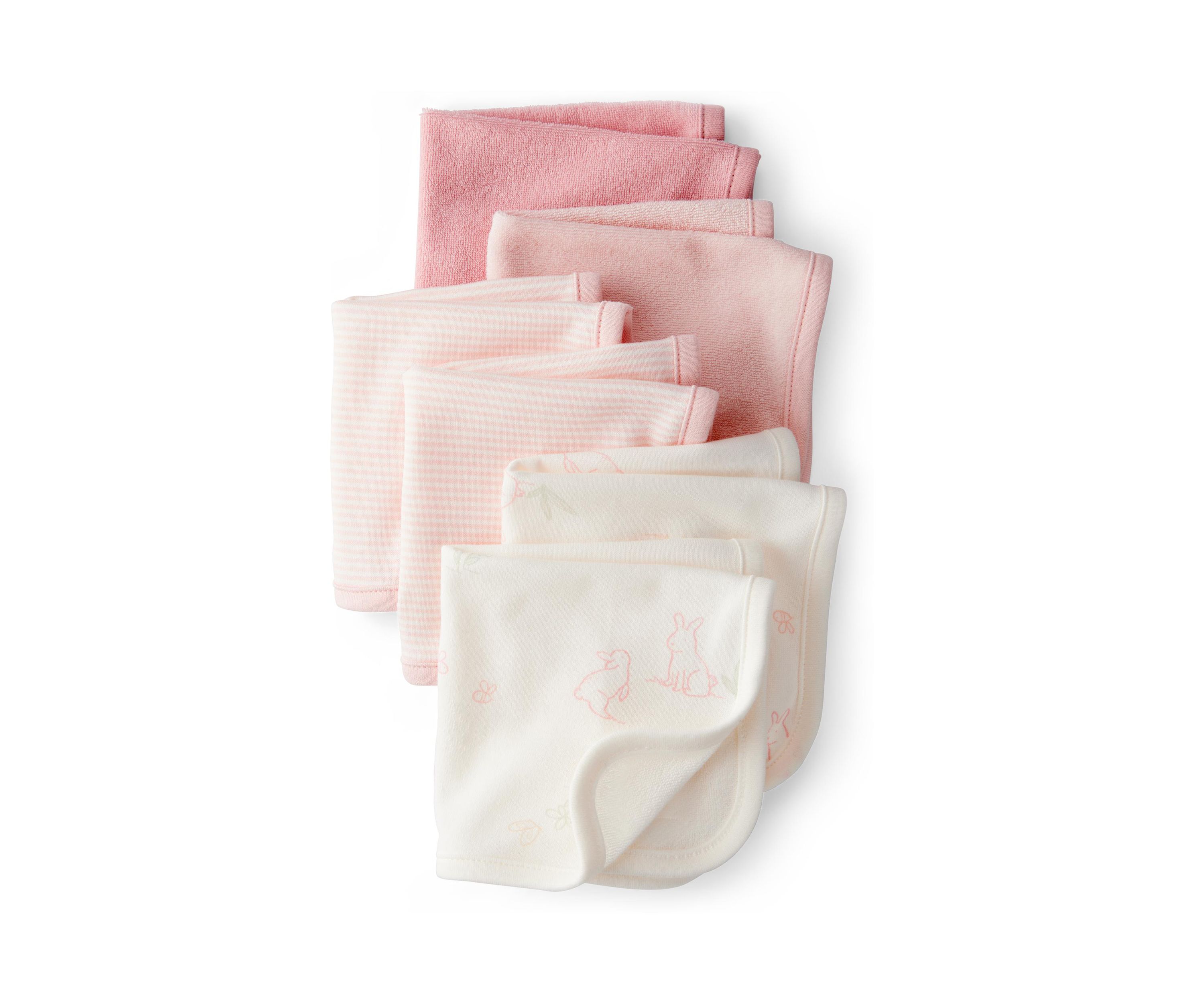 Baby Girls 6-Pack of Washcloths 