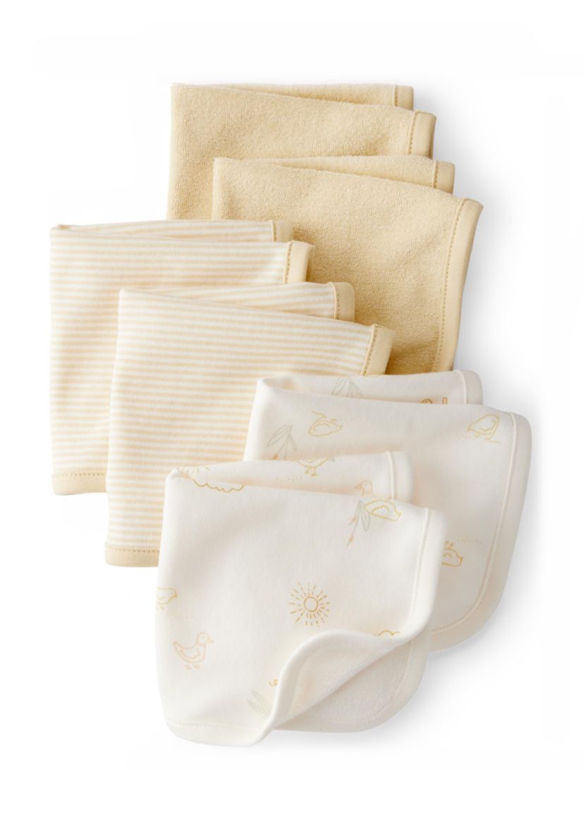 Baby Woven Terry Washcloths - 6 Pack