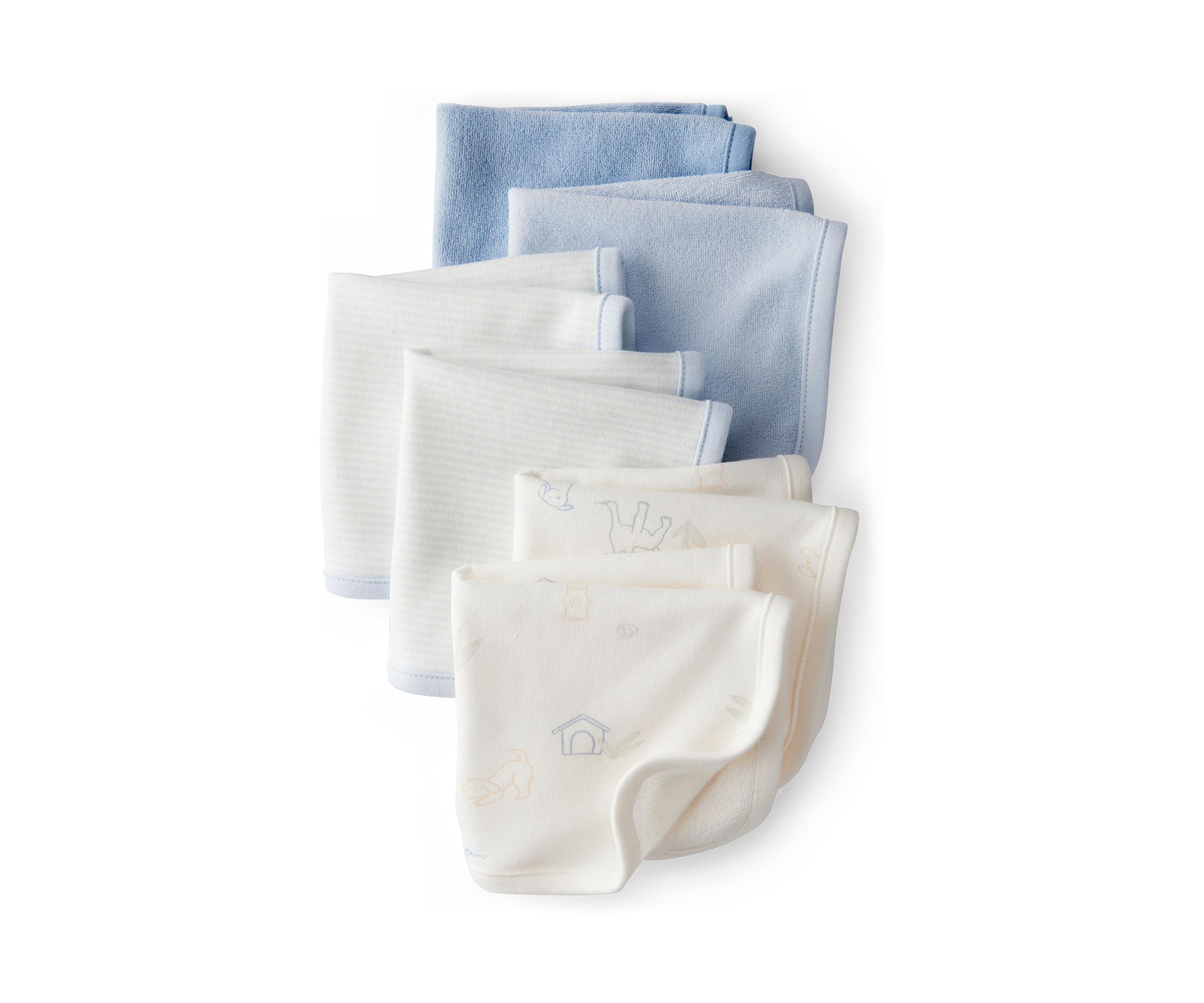 Baby Boys 6-Pack of Washcloths 