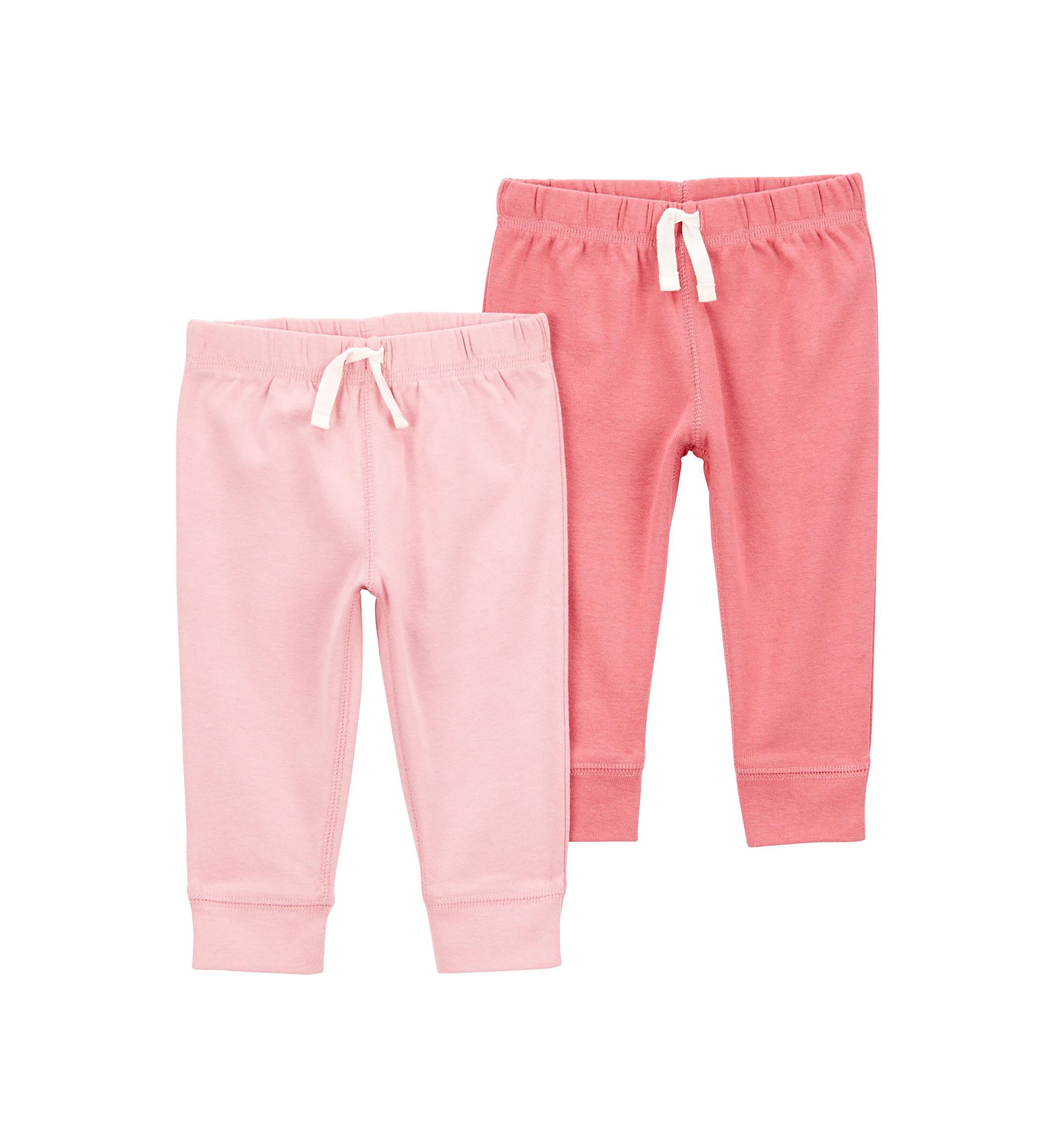 Baby Girls Pink Pants - 2 Pack