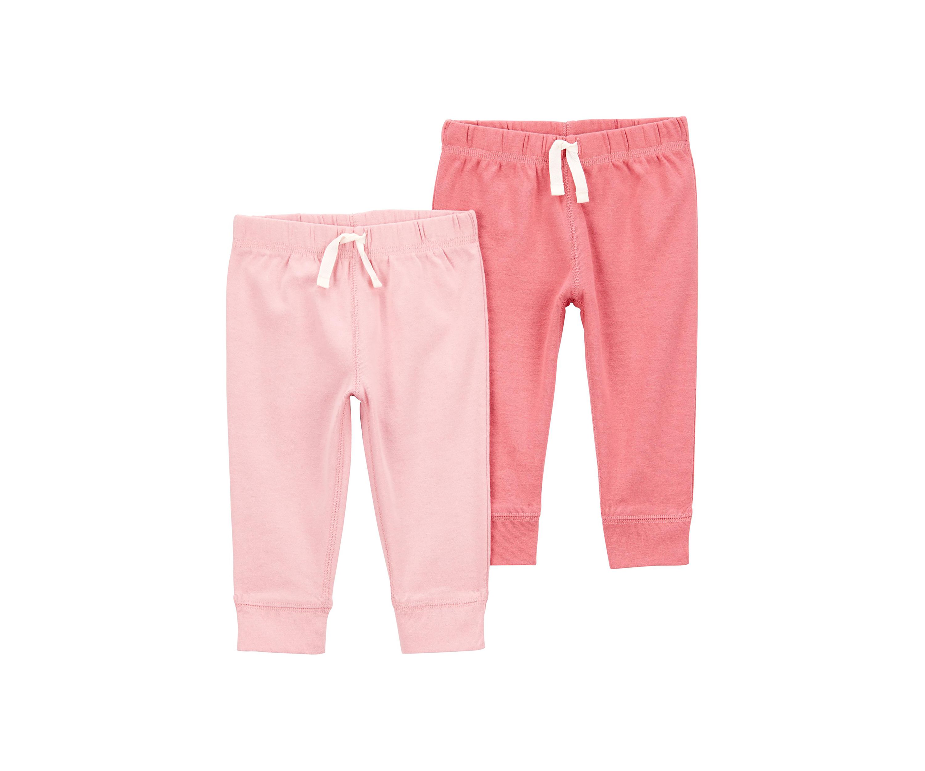 Baby Girls Pink Pants - 2 Pack