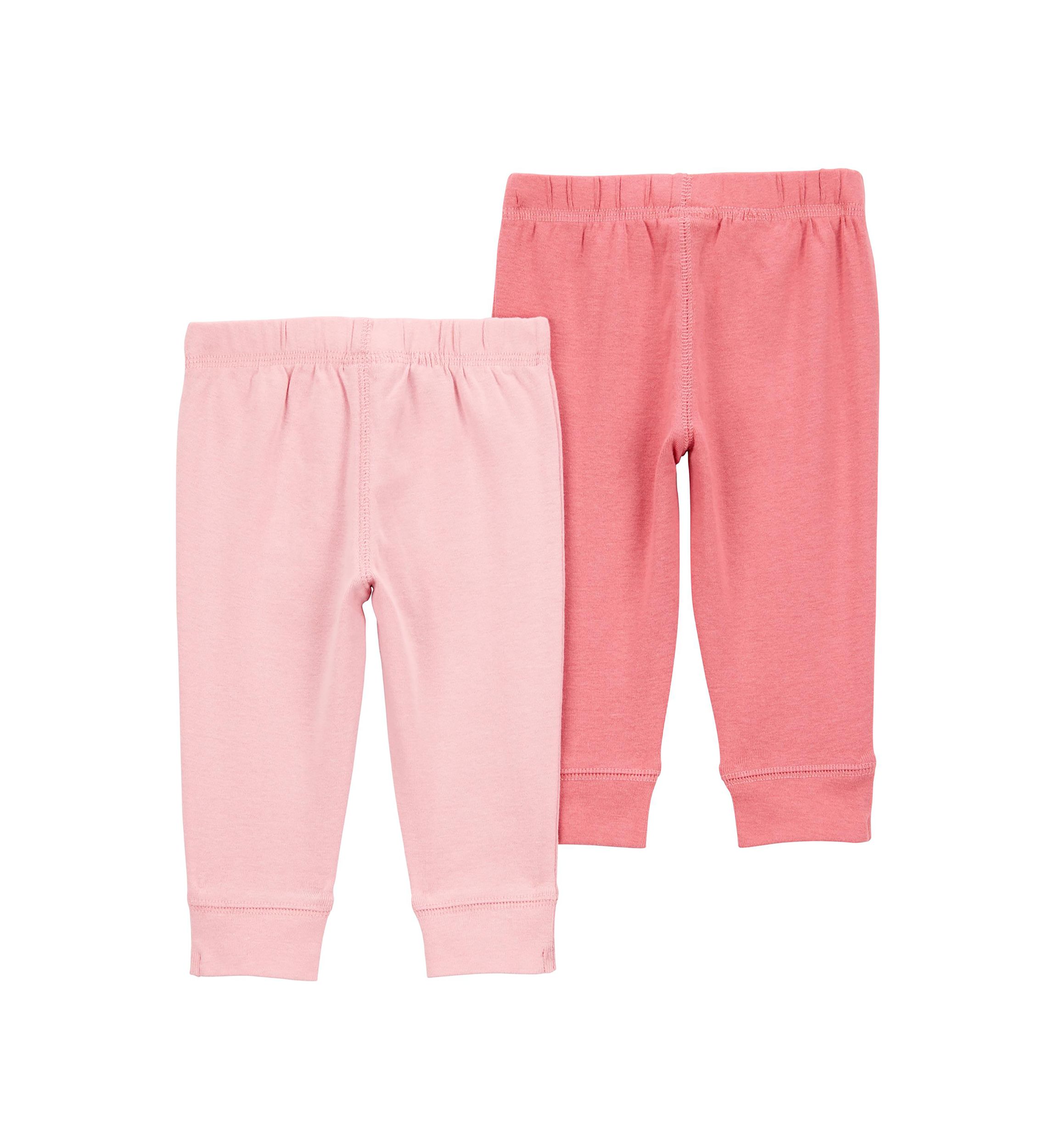 Baby Girls Pink Pants - 2 Pack
