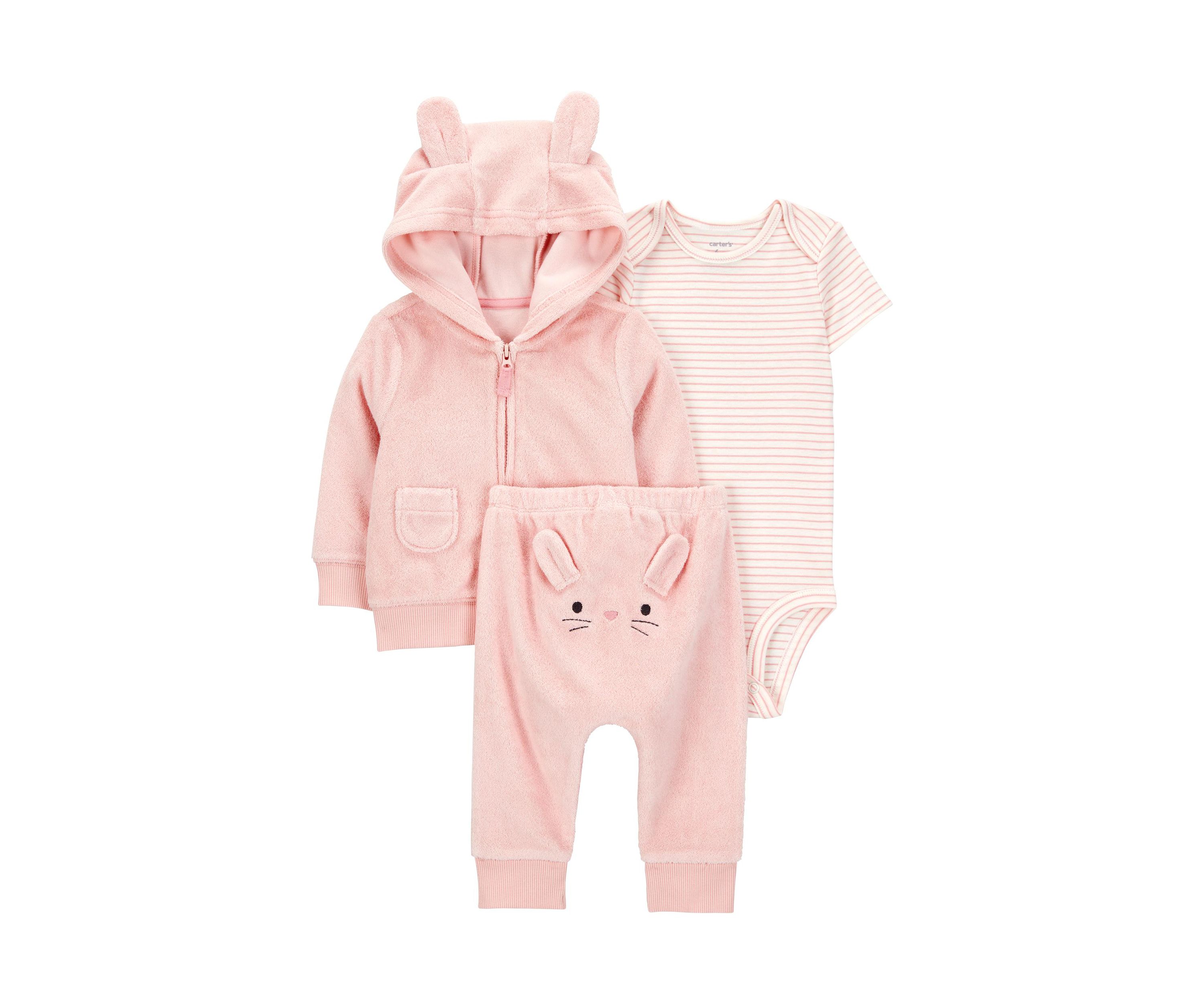 Baby Girls 3 Piece Cardigan Set