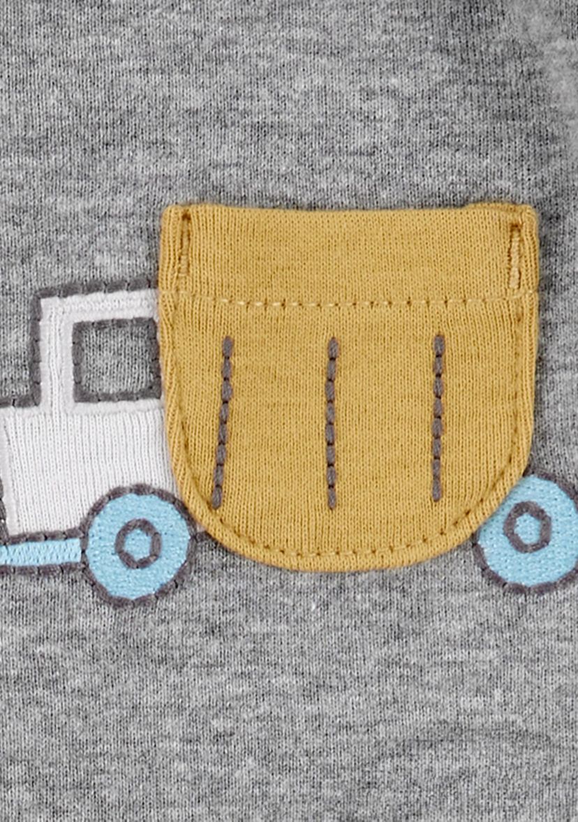 Baby Boys Short Sleeve Bodysuits - 5 Pack