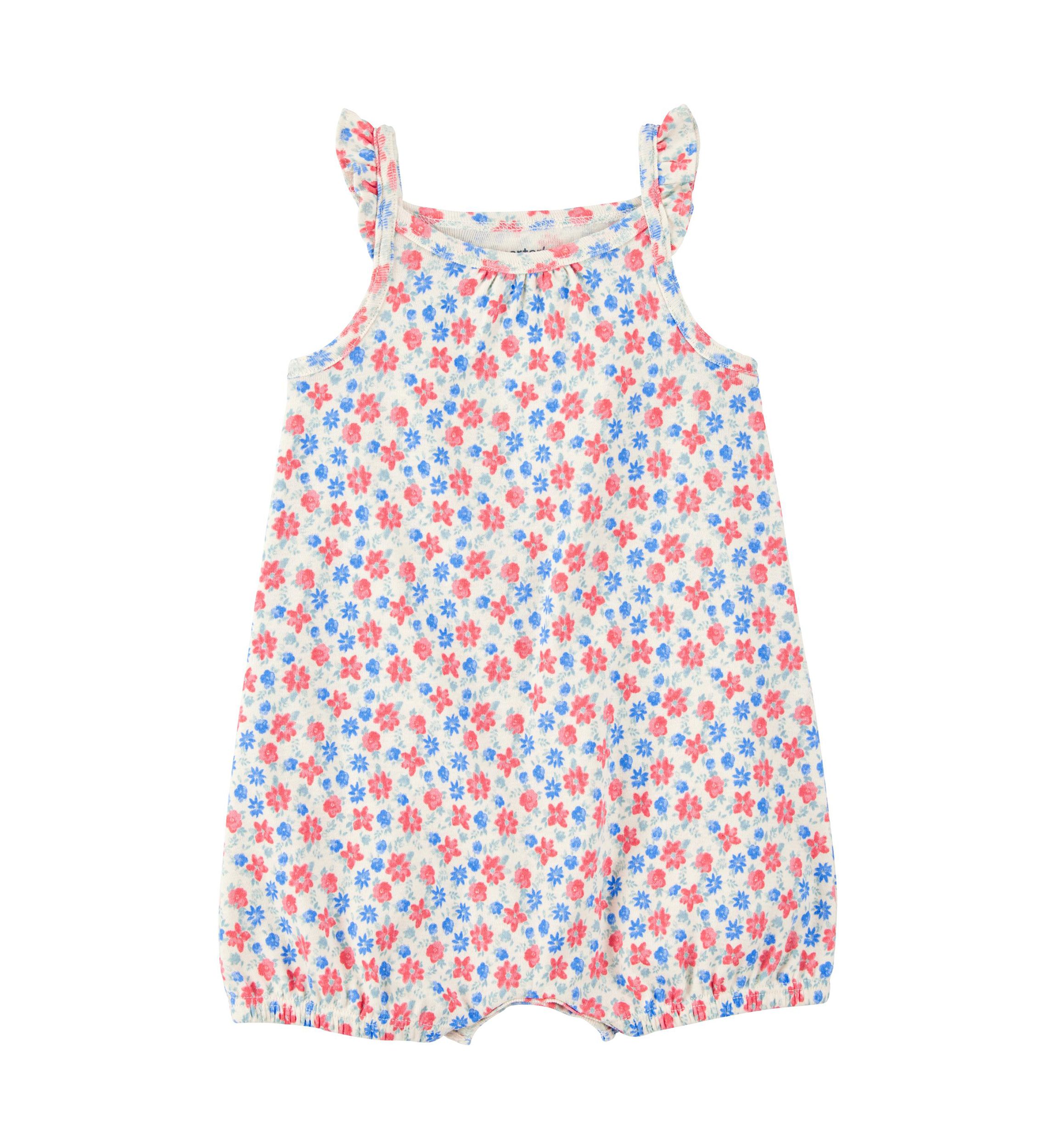 Baby Girls Floral Printed Romper