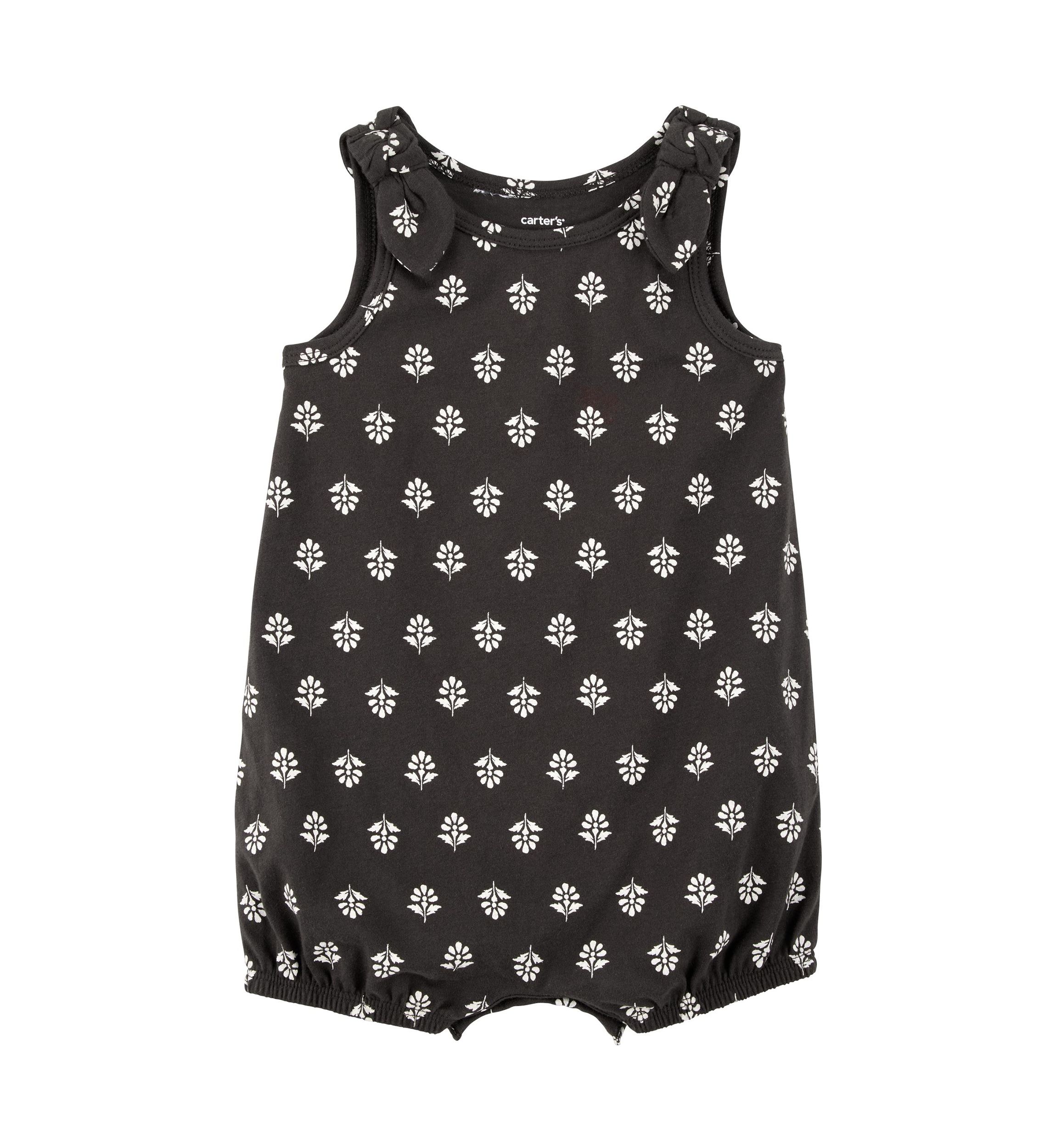 Baby Girls Floral Printed Romper