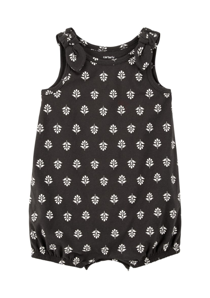 Baby Girls Floral Printed Romper