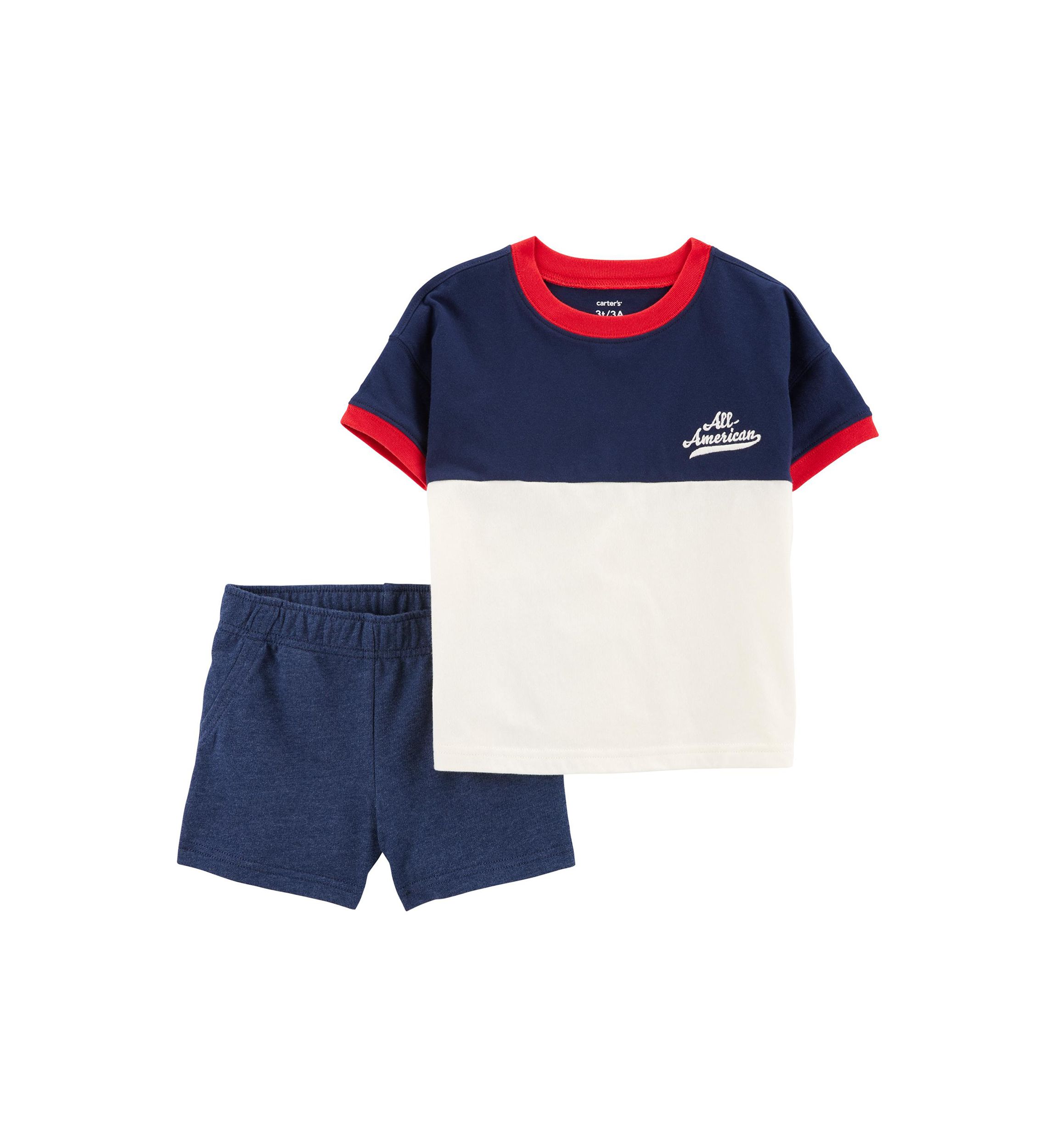 Baby Boys Fourth of July T-Shirt and Shorts Set