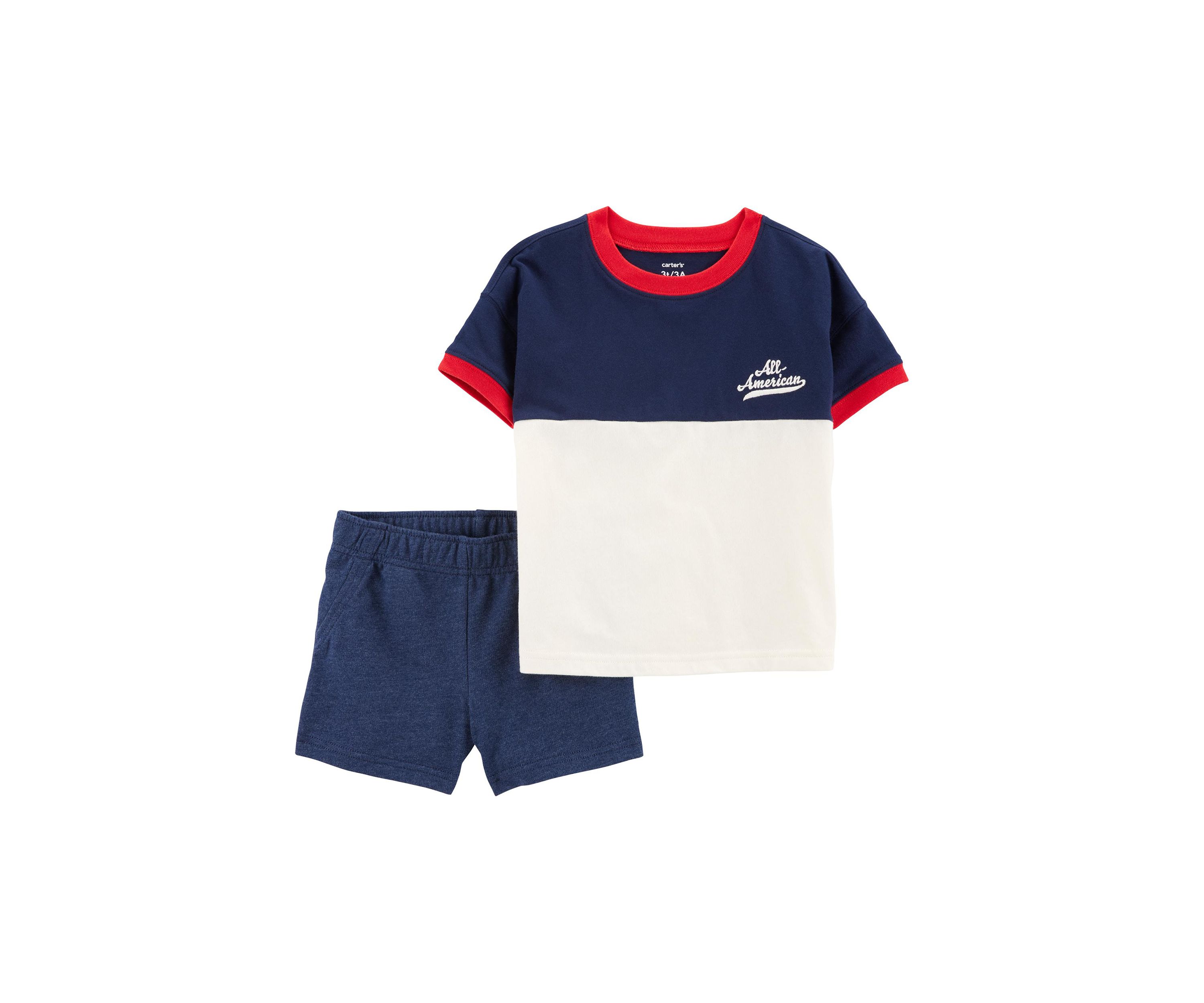 Baby Boys Fourth of July T-Shirt and Shorts Set