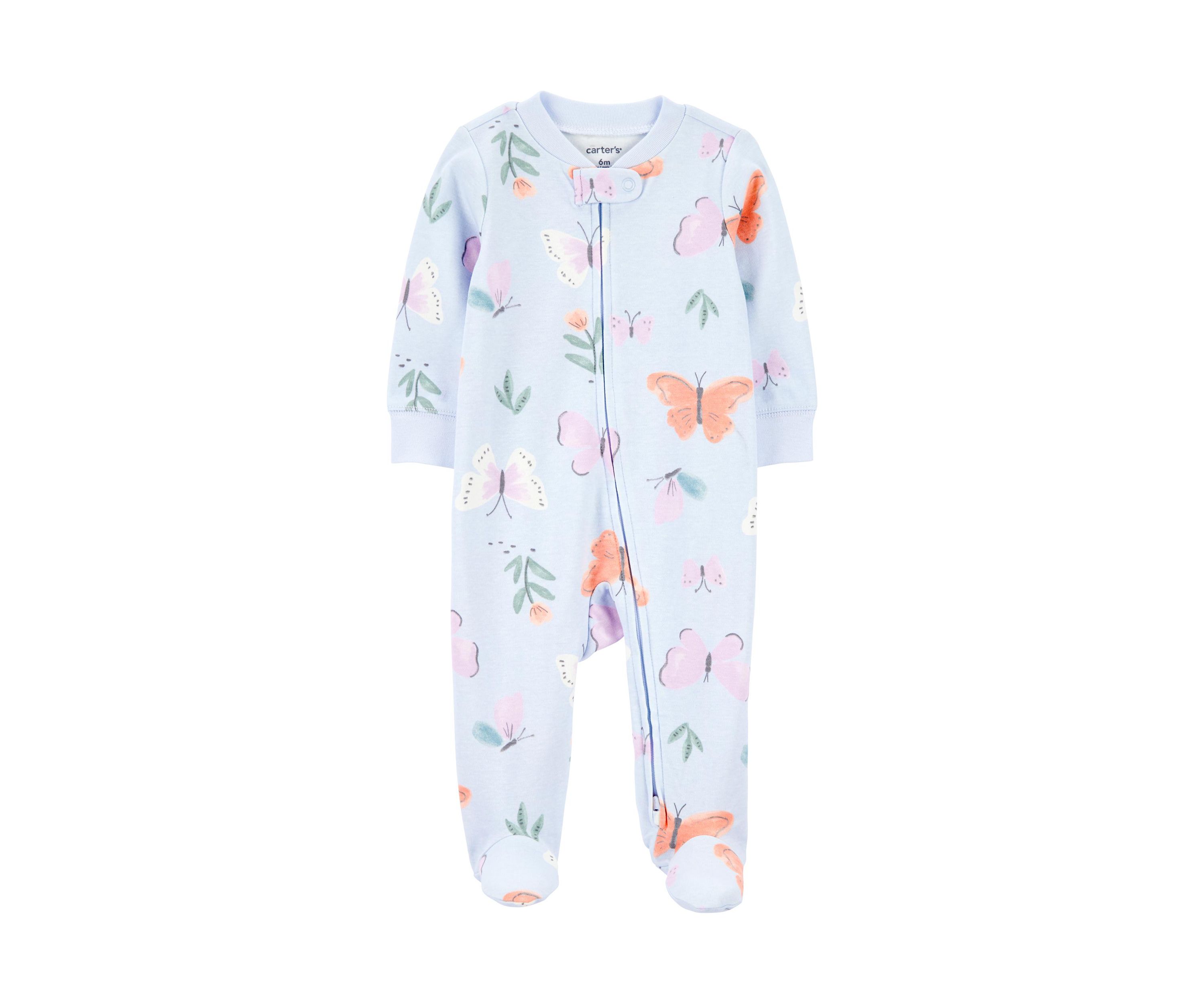 Baby Girls Footed One Piece Pajama