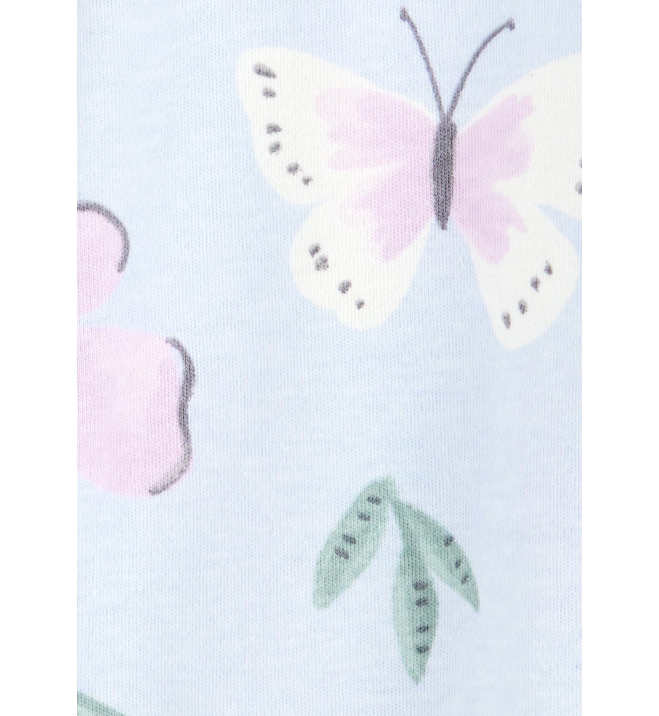 Baby Girls Footed One Piece Pajama
