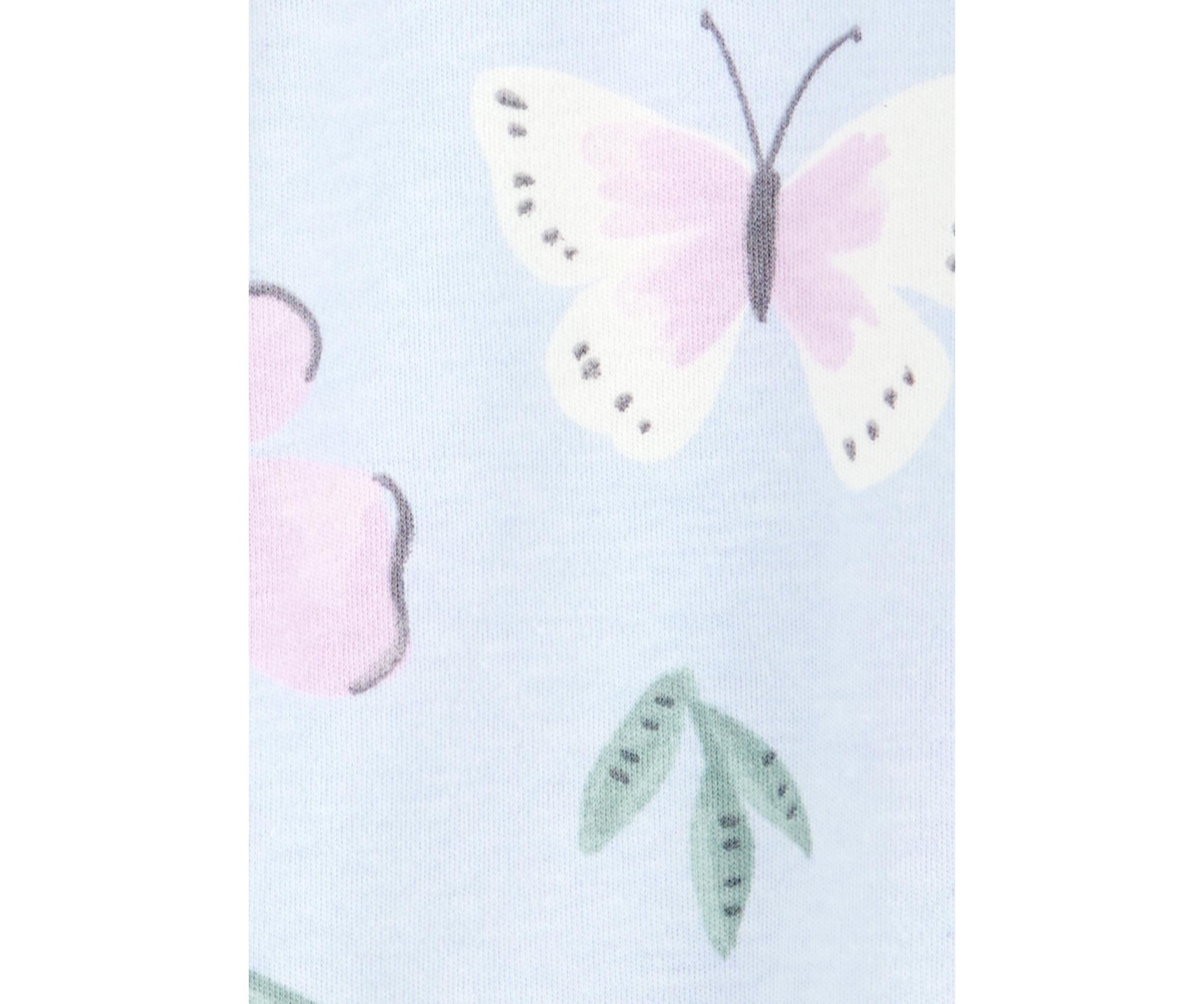 Baby Girls Footed One Piece Pajama