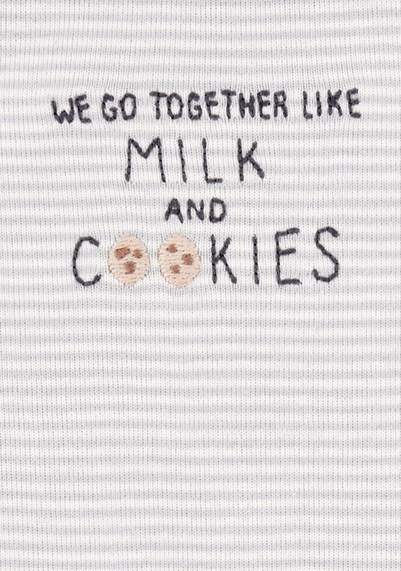 Baby 3 Piece Cookie Bodysuit Set