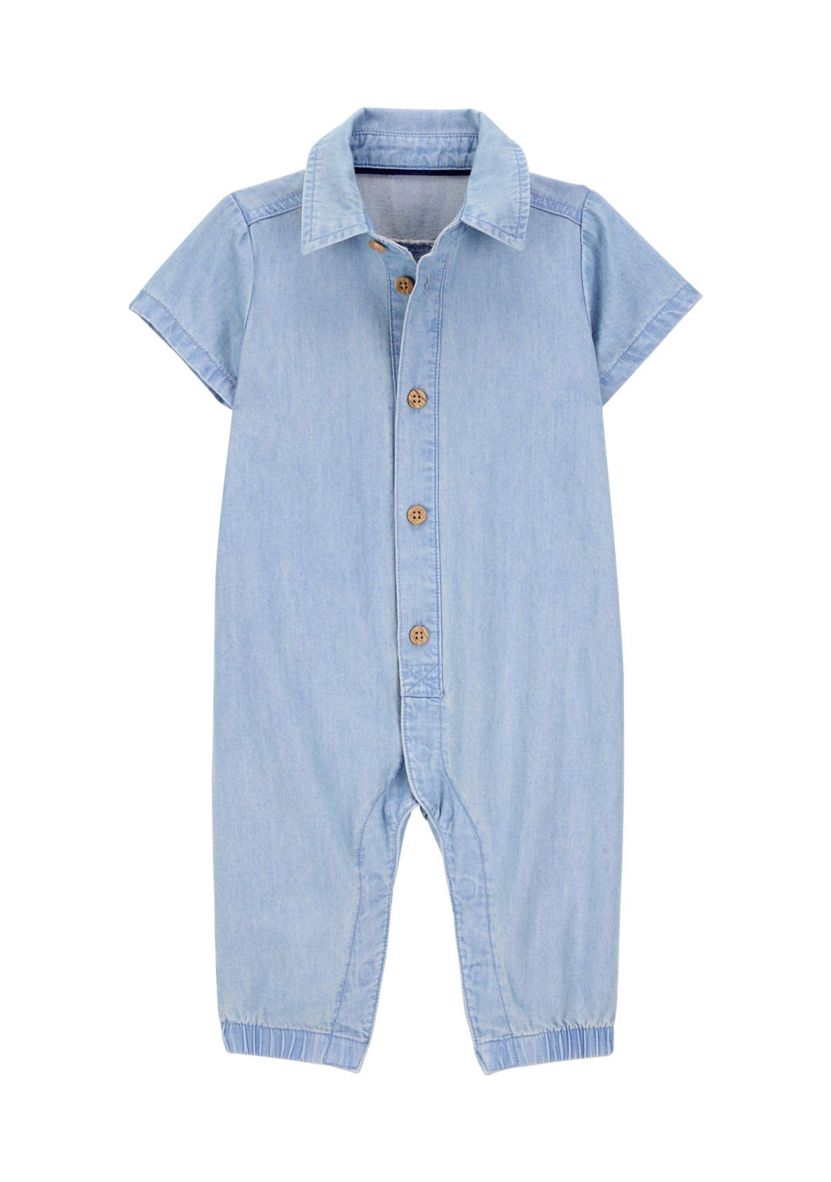 Baby Boys Short Sleeve Jumpsuit