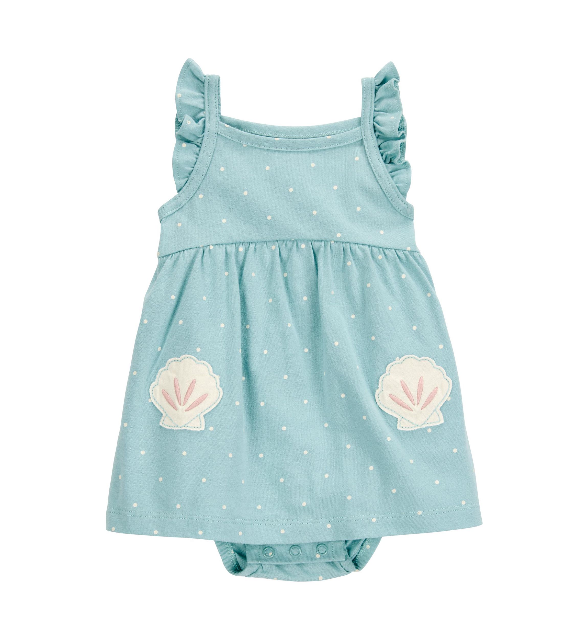 Baby Girls Seashell Sunsuit