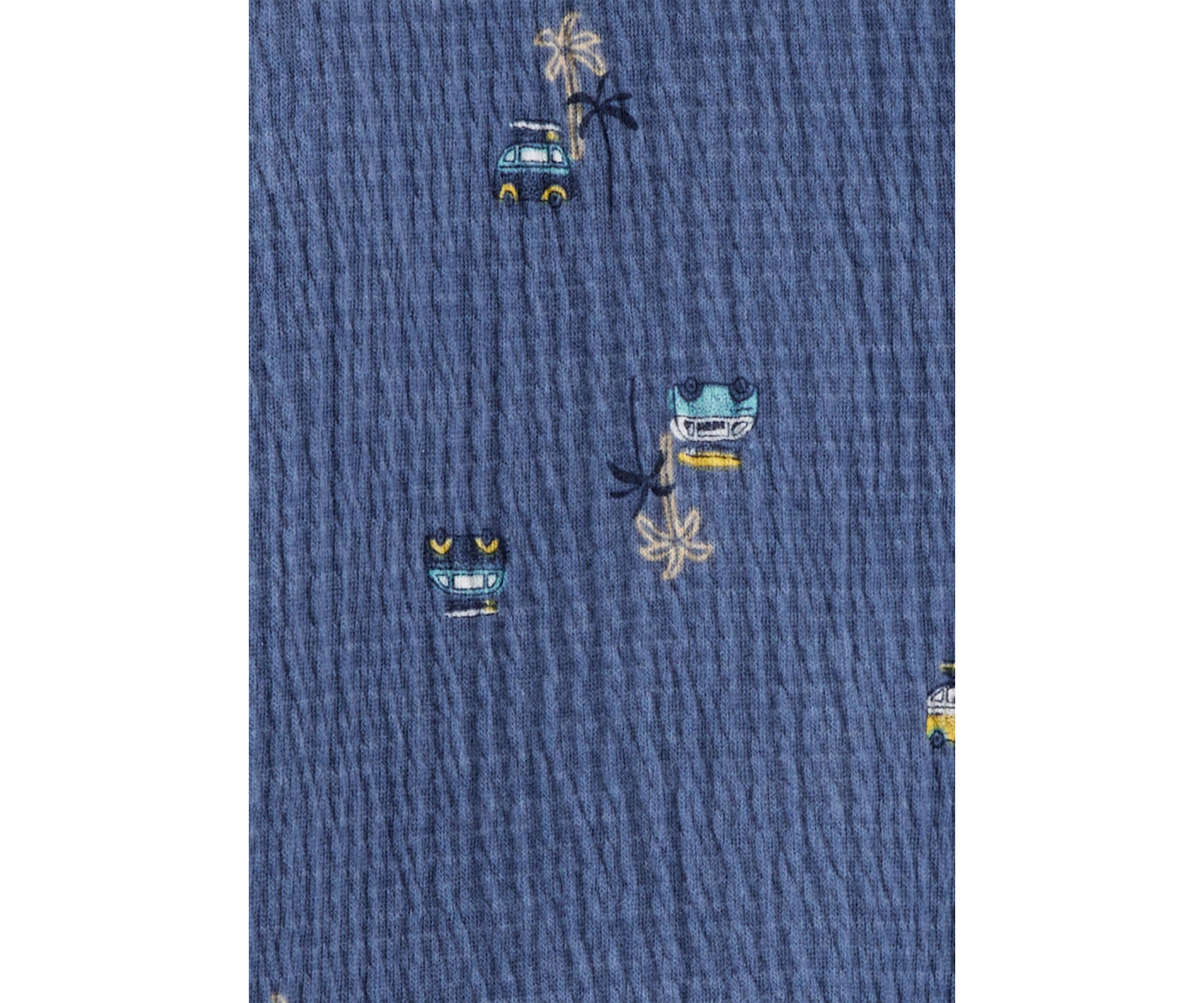 Baby Boys Printed Shirt and Shorts Set
