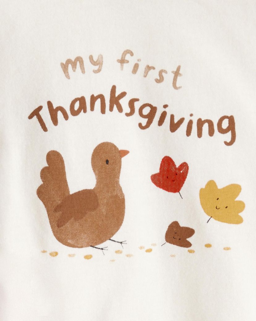 Baby Girls Turkey Bodysuit Set 