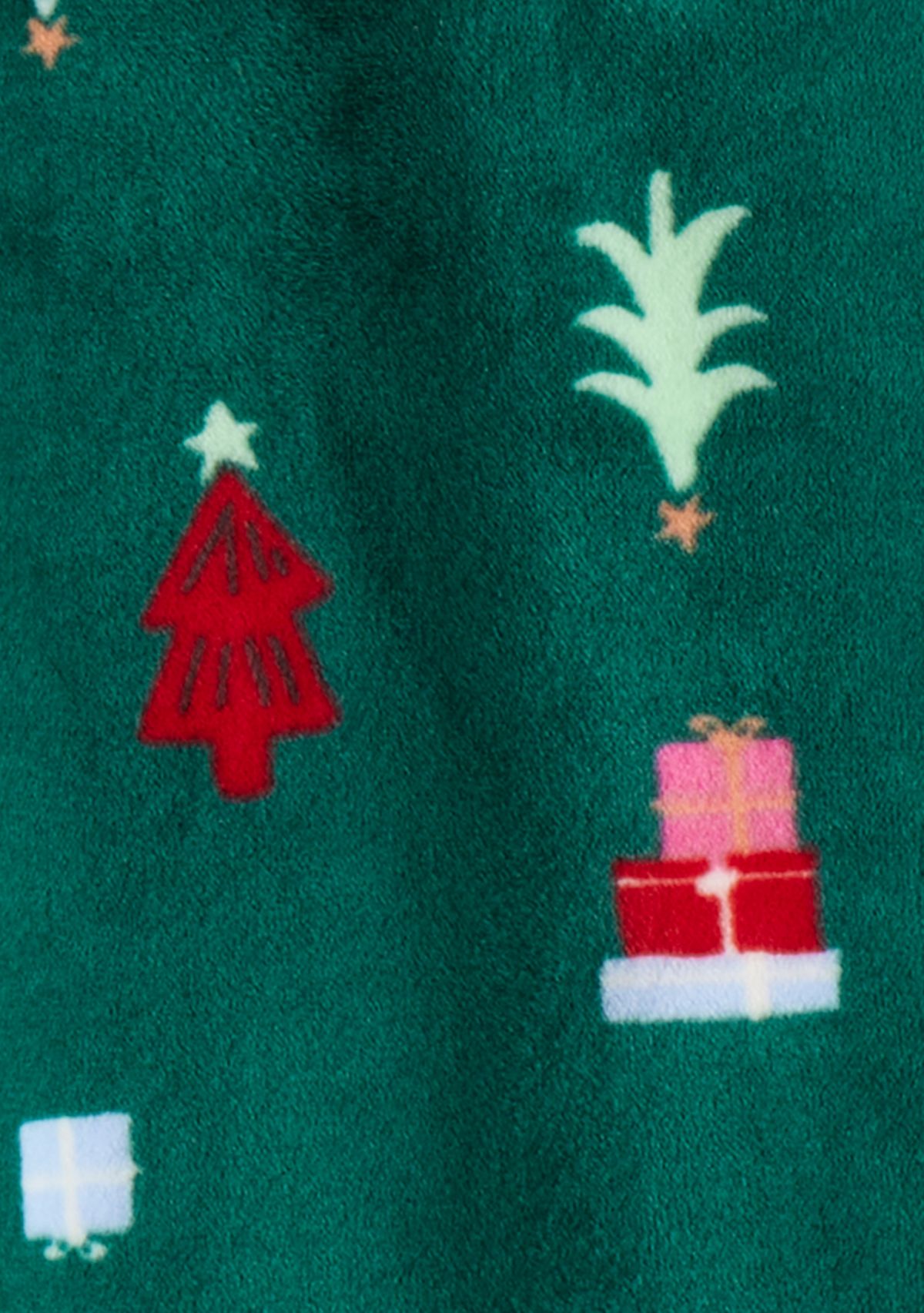 Baby Boys Christmas Printed Footie Pajamas