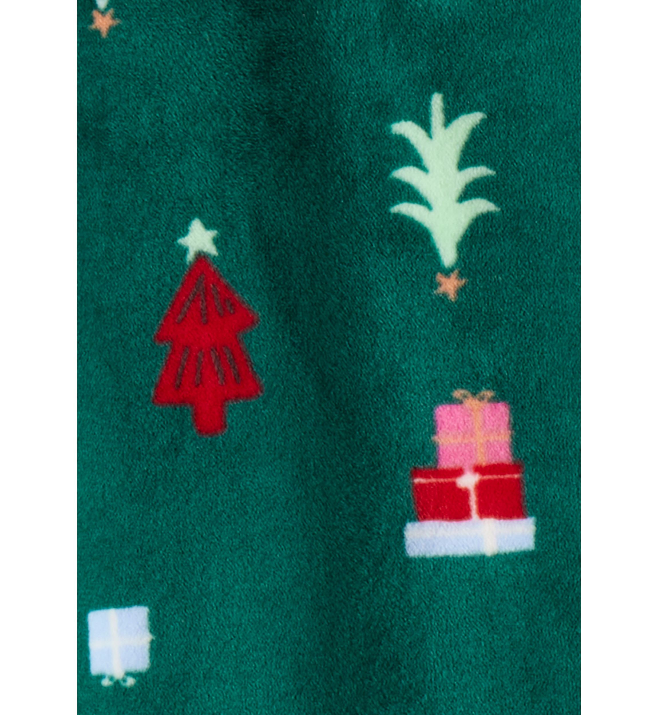 Baby Boys Christmas Printed Footie Pajamas