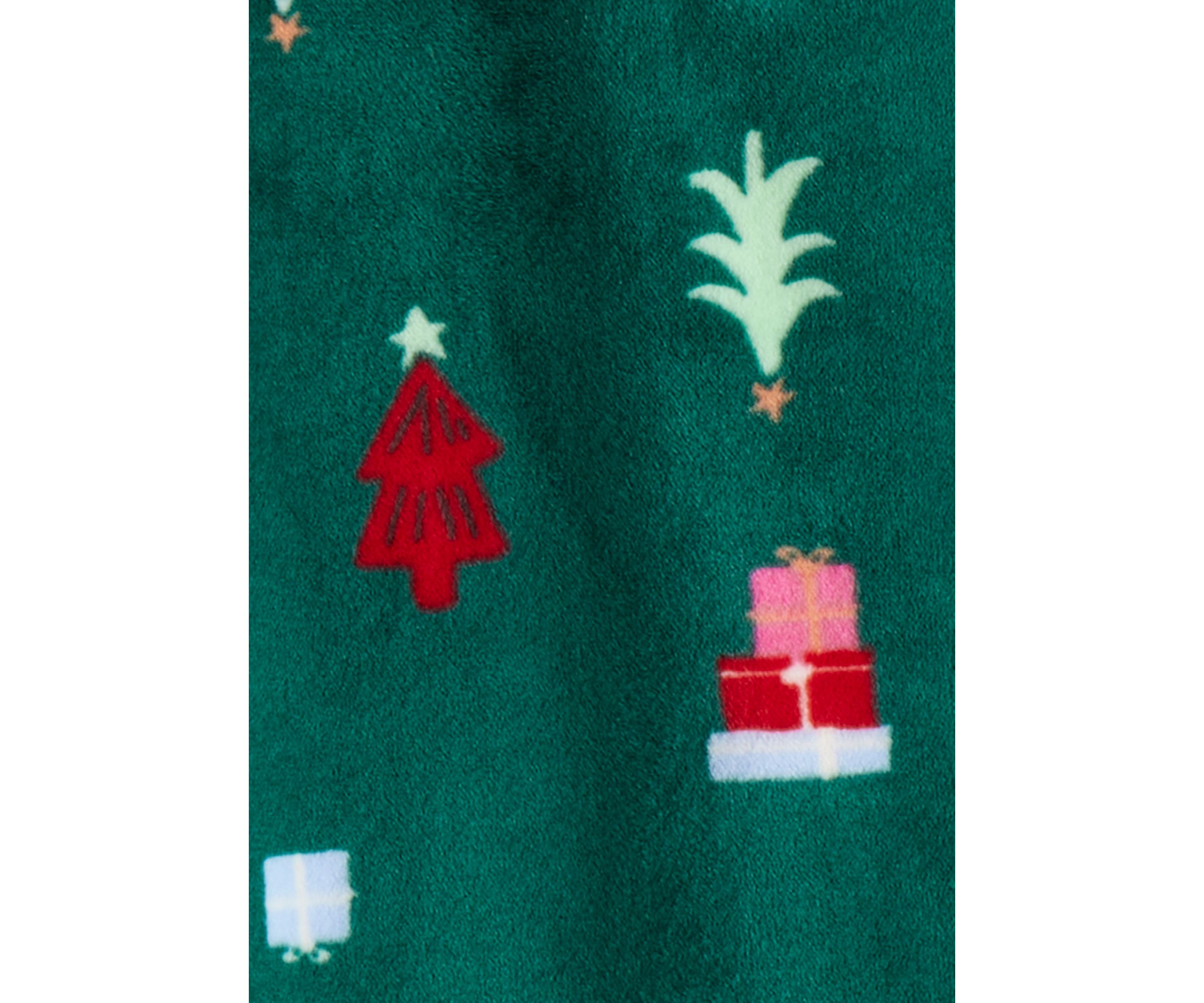 Baby Boys Christmas Printed Footie Pajamas