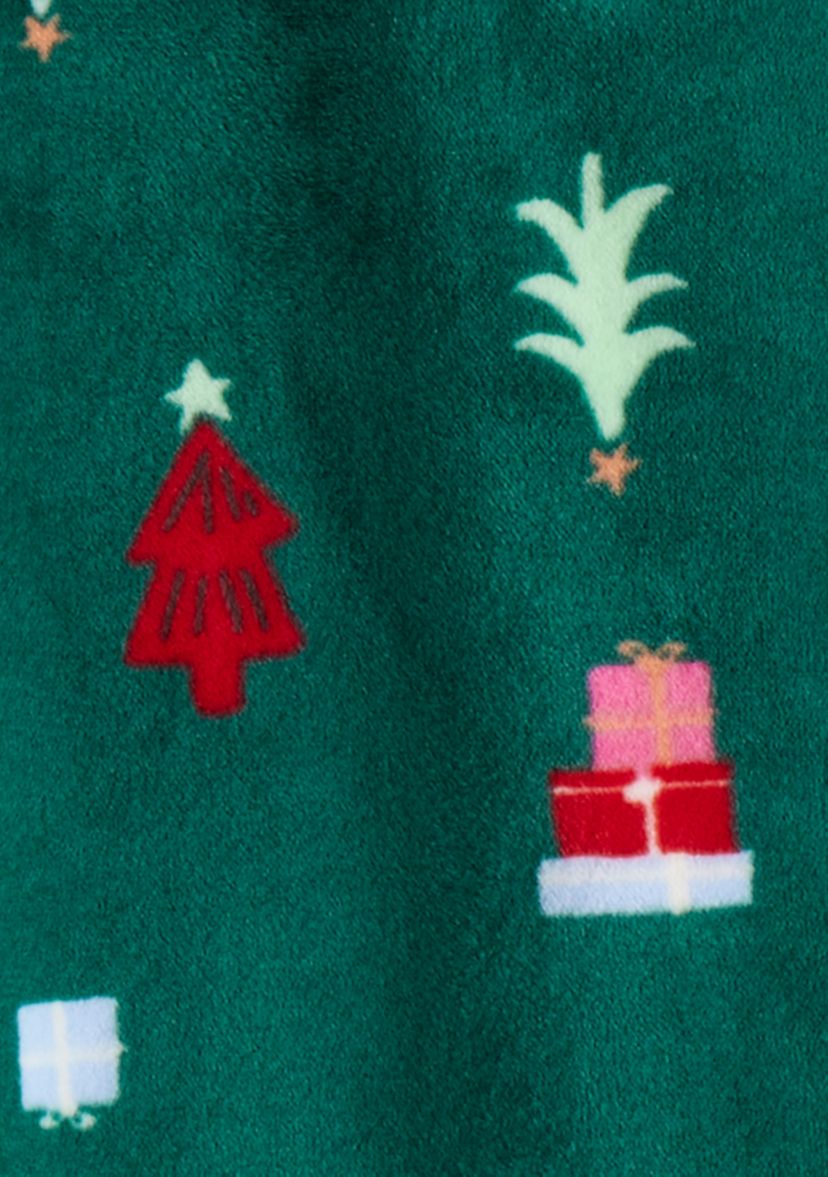 Baby Boys Christmas Printed Footie Pajamas