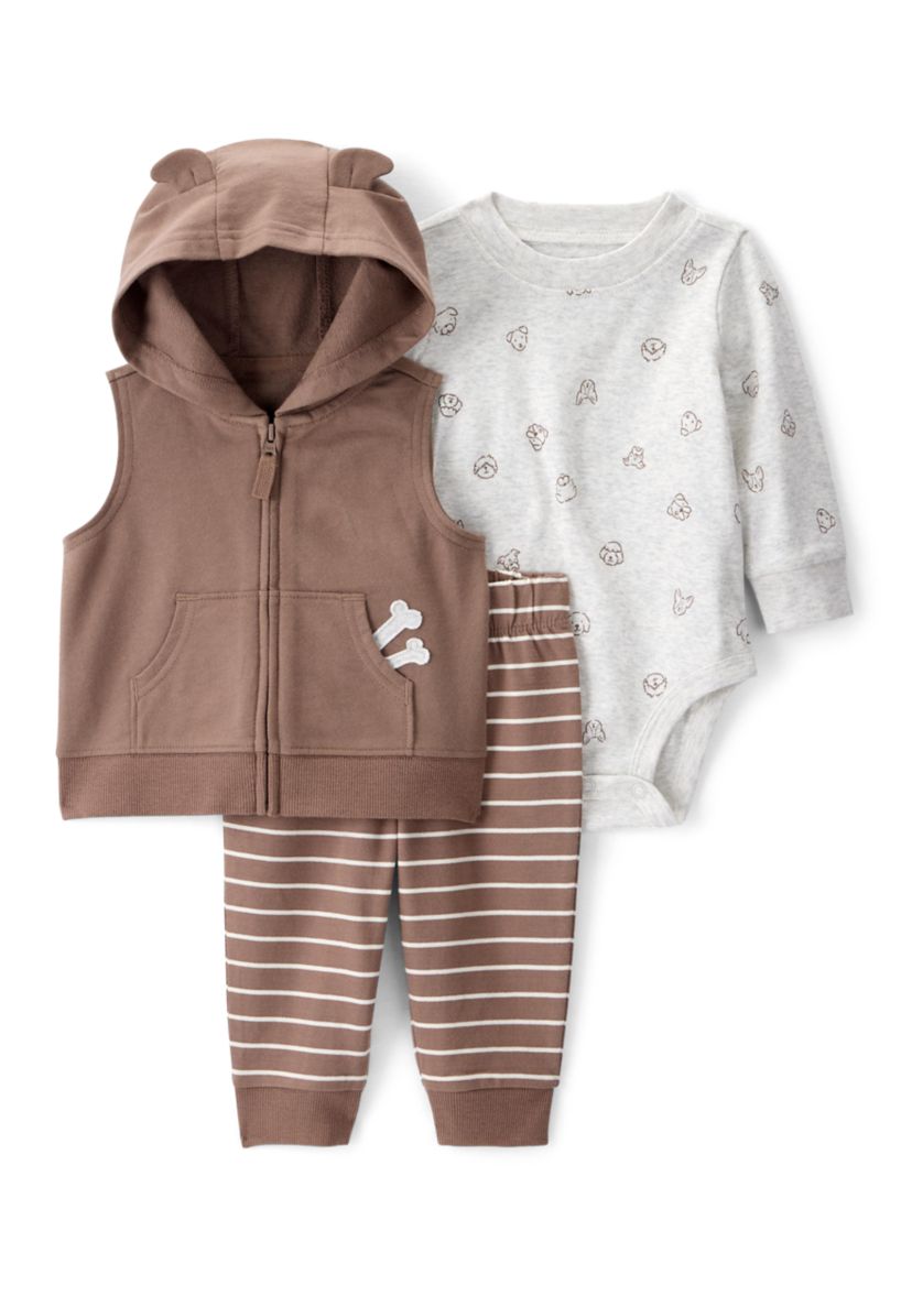 Baby Boys Dog Printed Set 