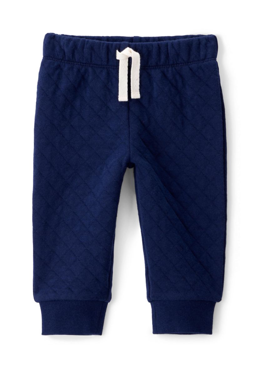 Baby Boys Long Sleeve Hooded Bodysuit and Jogger Pants Set