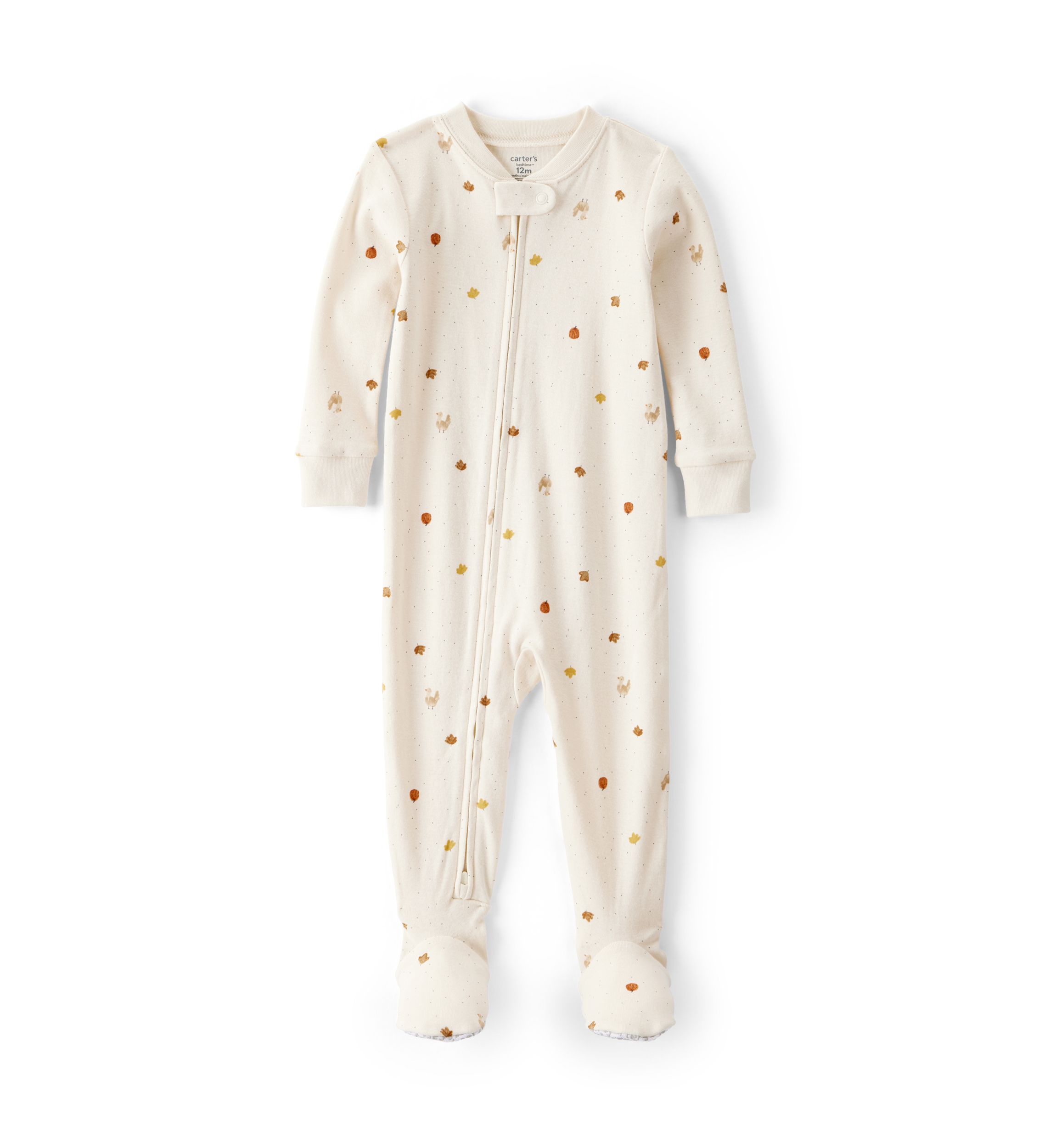 Baby Harvest Printed Footie Pajamas